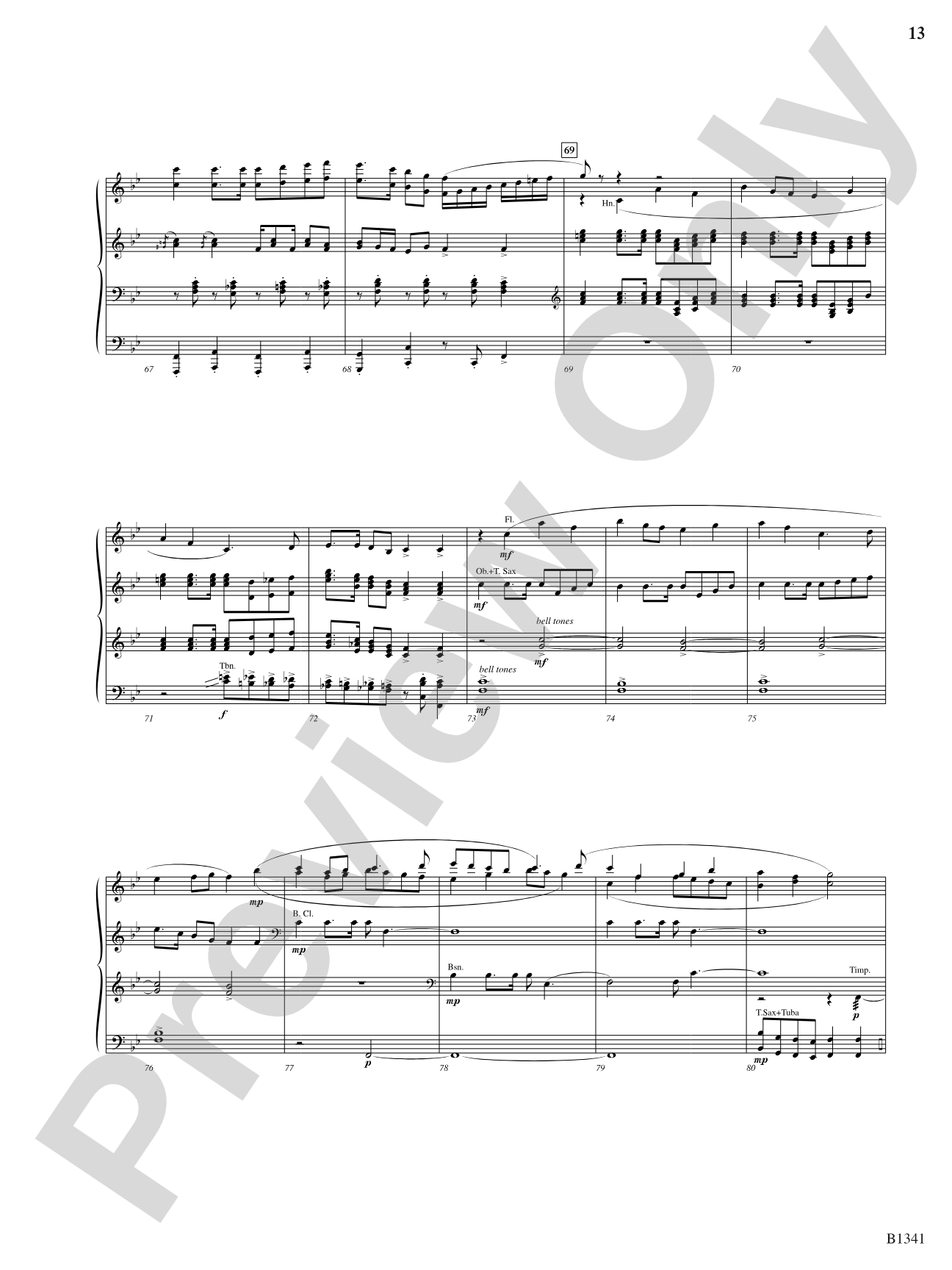 Winged Victory - Elementary Supplemental (A) (Beacons of Light): Concert Band Conductor Score & Parts
