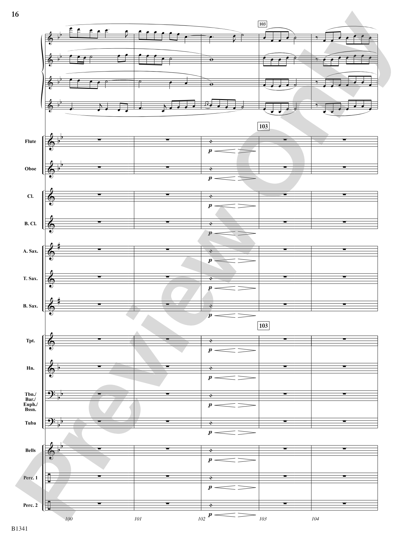 Winged Victory - Elementary Supplemental (A) (Beacons of Light): Concert Band Conductor Score & Parts