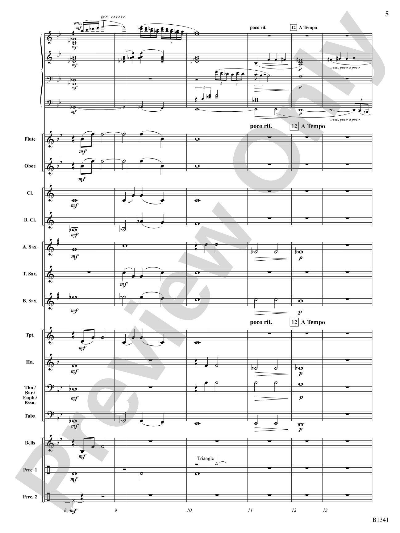 Winged Victory - Elementary Supplemental (A) (Beacons of Light): Concert Band Conductor Score & Parts
