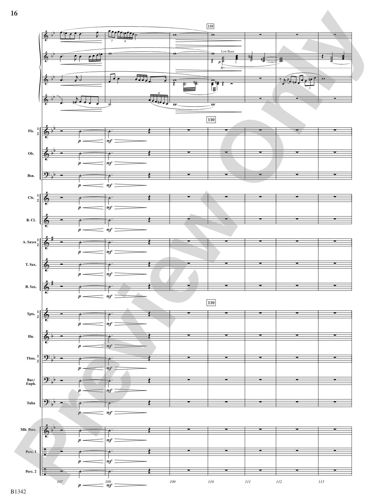 Winged Victory - Intermediate Supplemental Set (B) (Beacons of Light): Concert Band Conductor Score & Parts