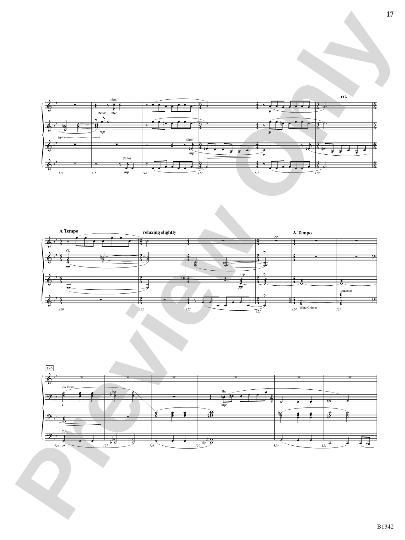 Winged Victory - Intermediate Supplemental Set (B) (Beacons of Light): Concert Band Conductor Score & Parts