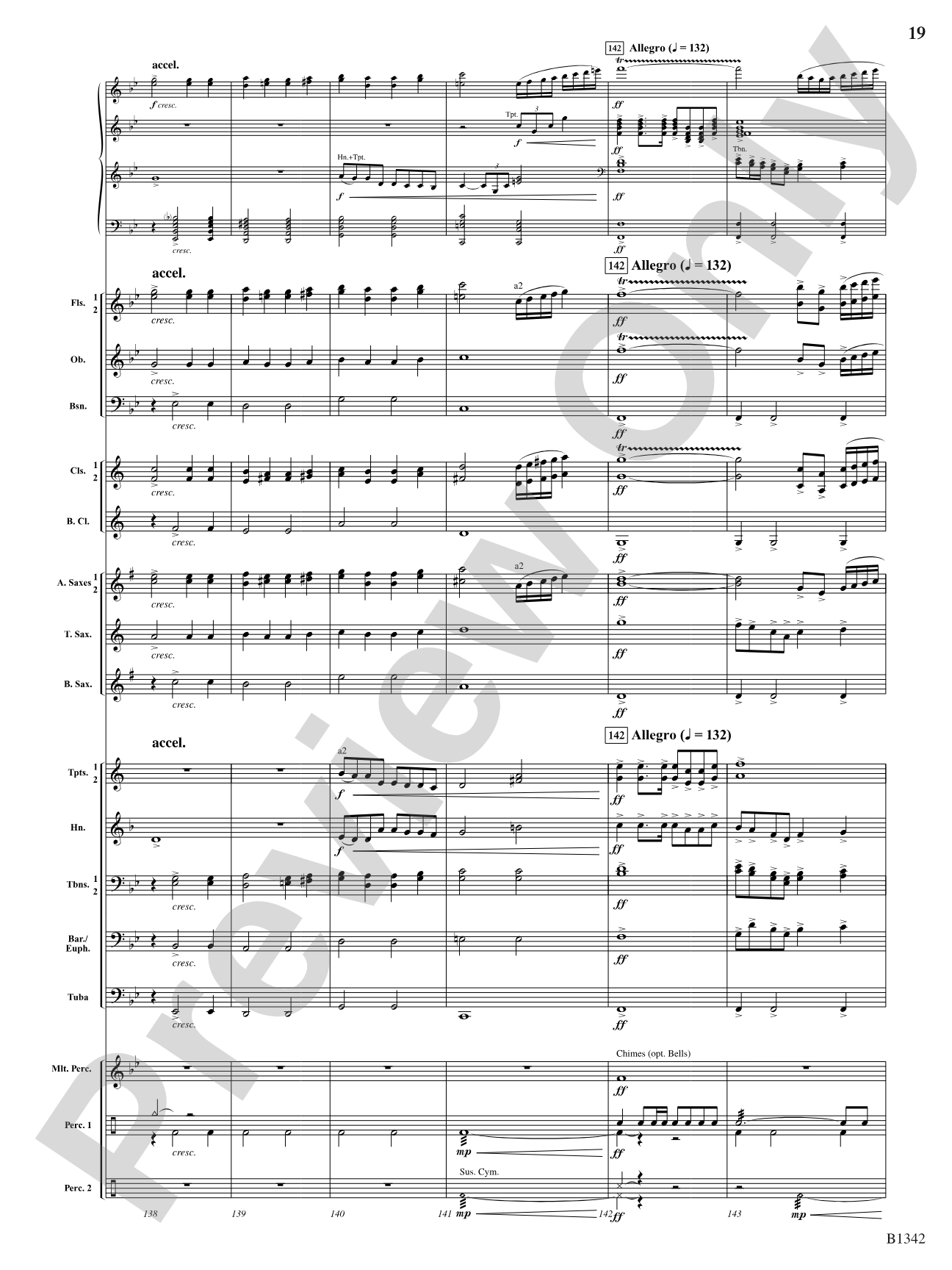 Winged Victory - Intermediate Supplemental Set (B) (Beacons of Light): Concert Band Conductor Score & Parts