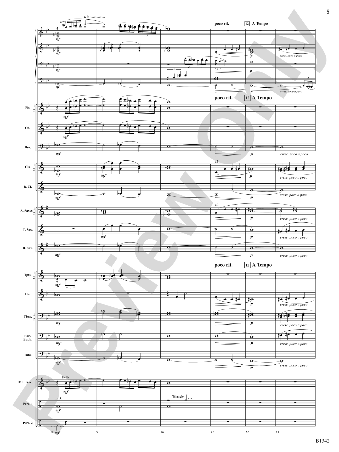 Winged Victory - Intermediate Supplemental Set (B) (Beacons of Light): Concert Band Conductor Score & Parts