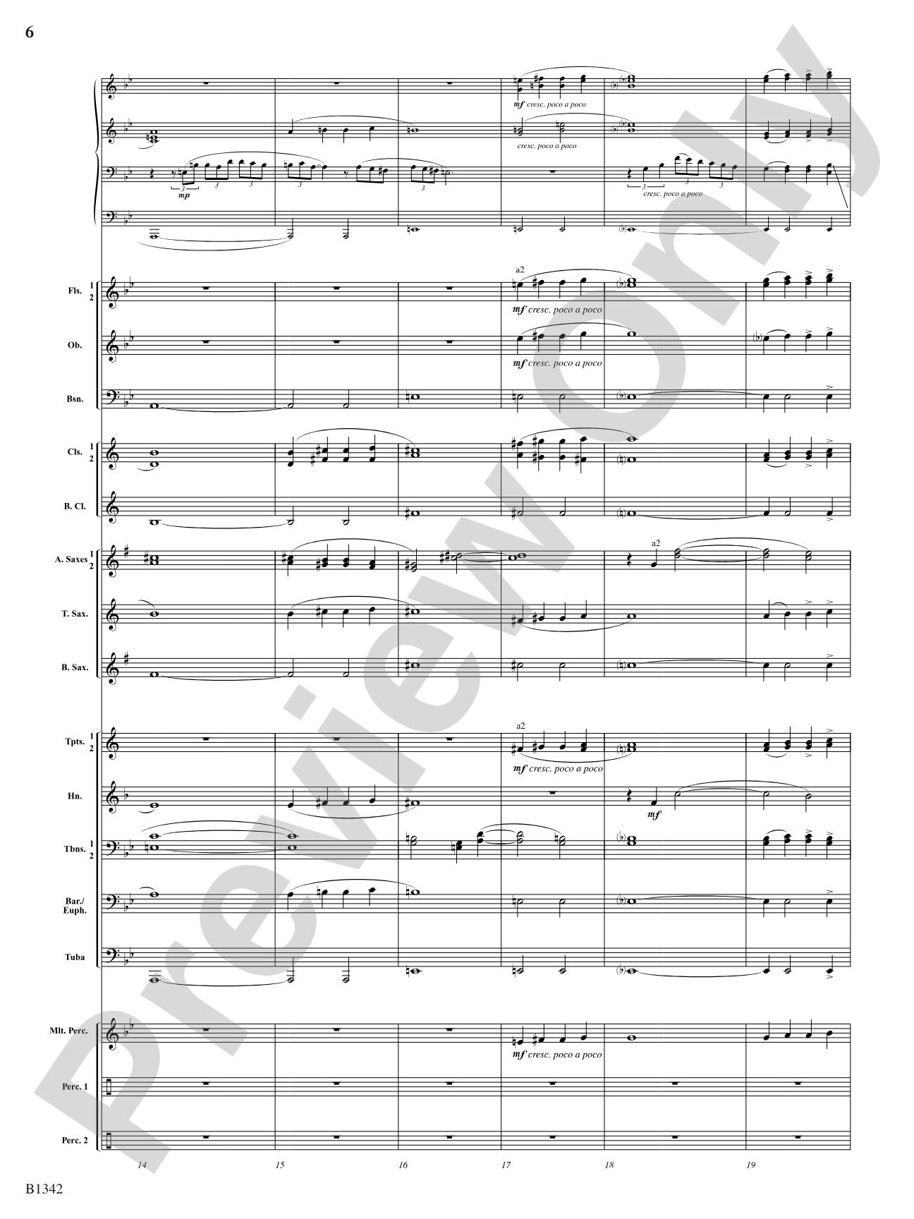 Winged Victory - Intermediate Supplemental Set (B) (Beacons of Light): Concert Band Conductor Score & Parts