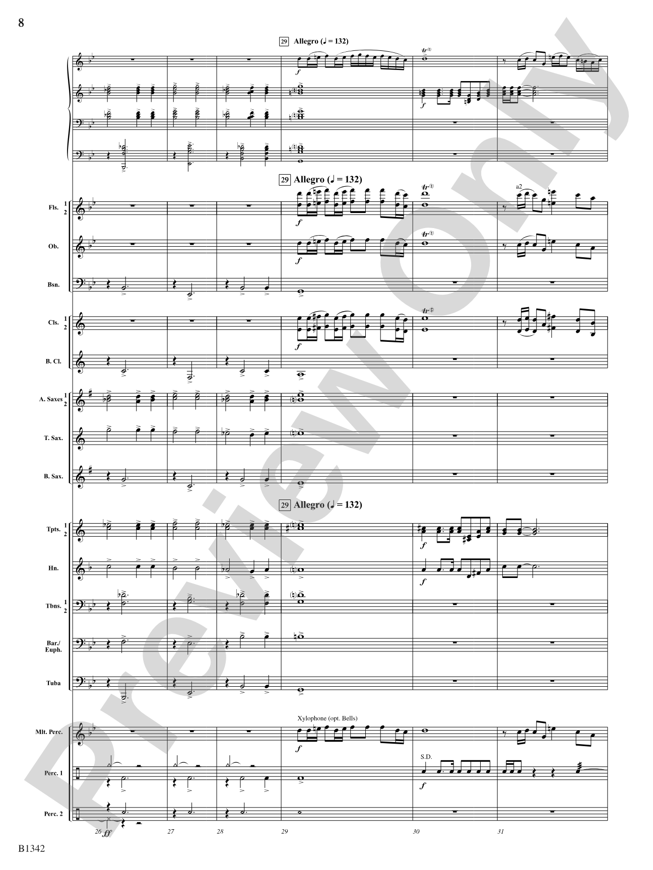 Winged Victory - Intermediate Supplemental Set (B) (Beacons of Light): Concert Band Conductor Score & Parts