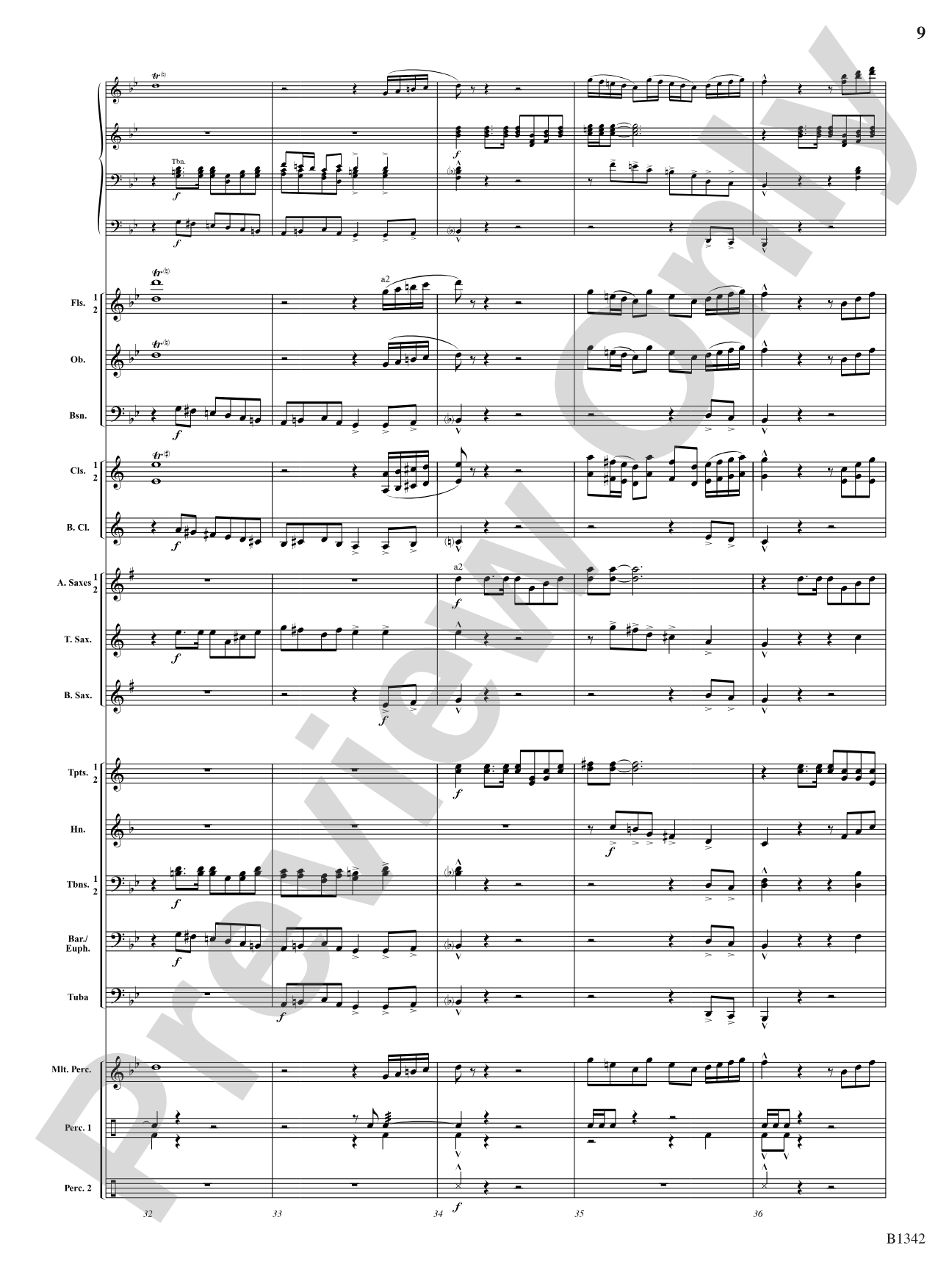 Winged Victory - Intermediate Supplemental Set (B) (Beacons of Light): Concert Band Conductor Score & Parts