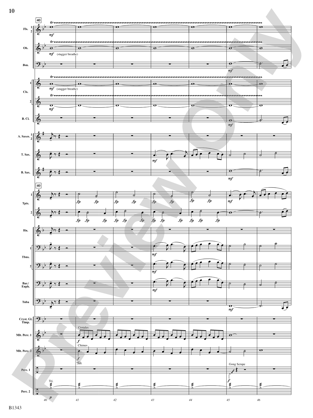 Epiphany: Concert Band Conductor Score & Parts