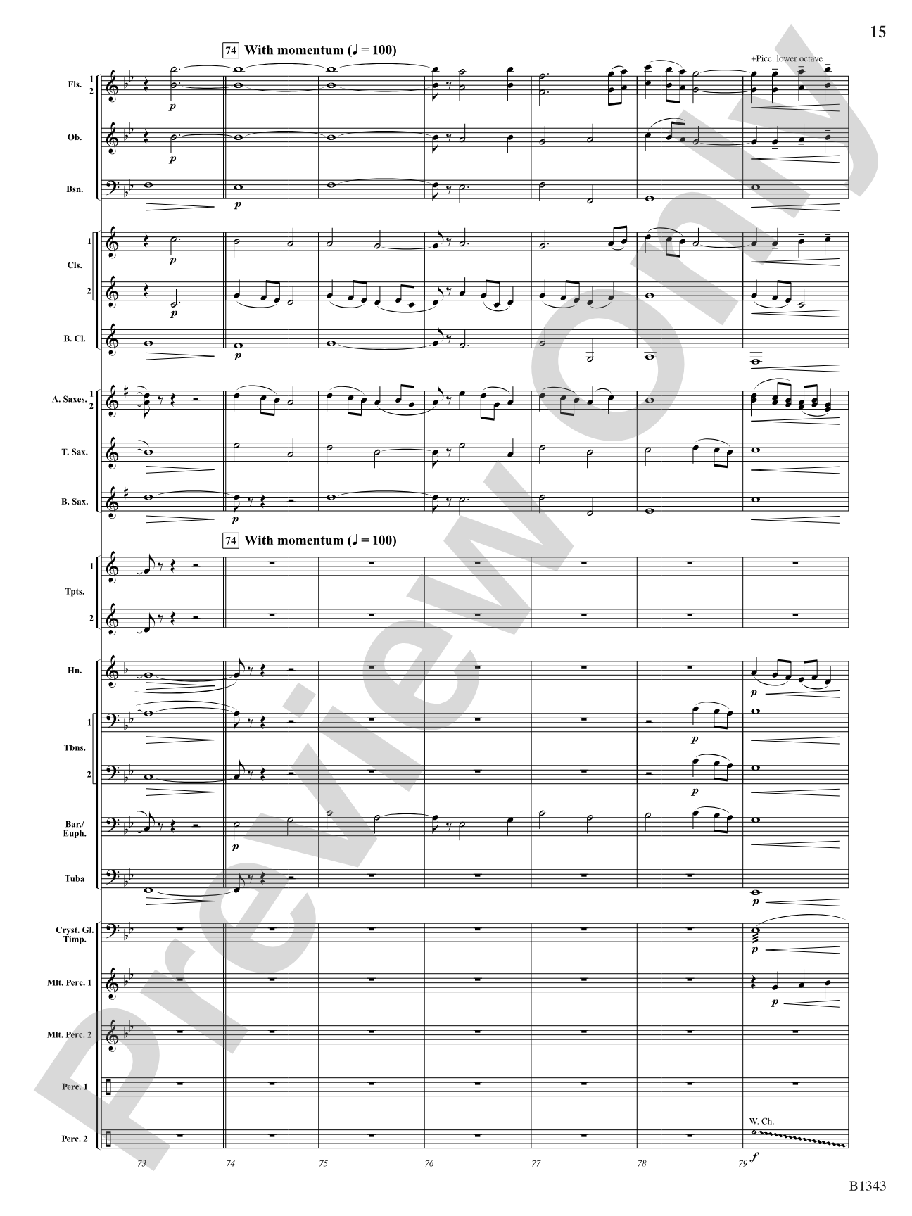 Epiphany: Concert Band Conductor Score & Parts
