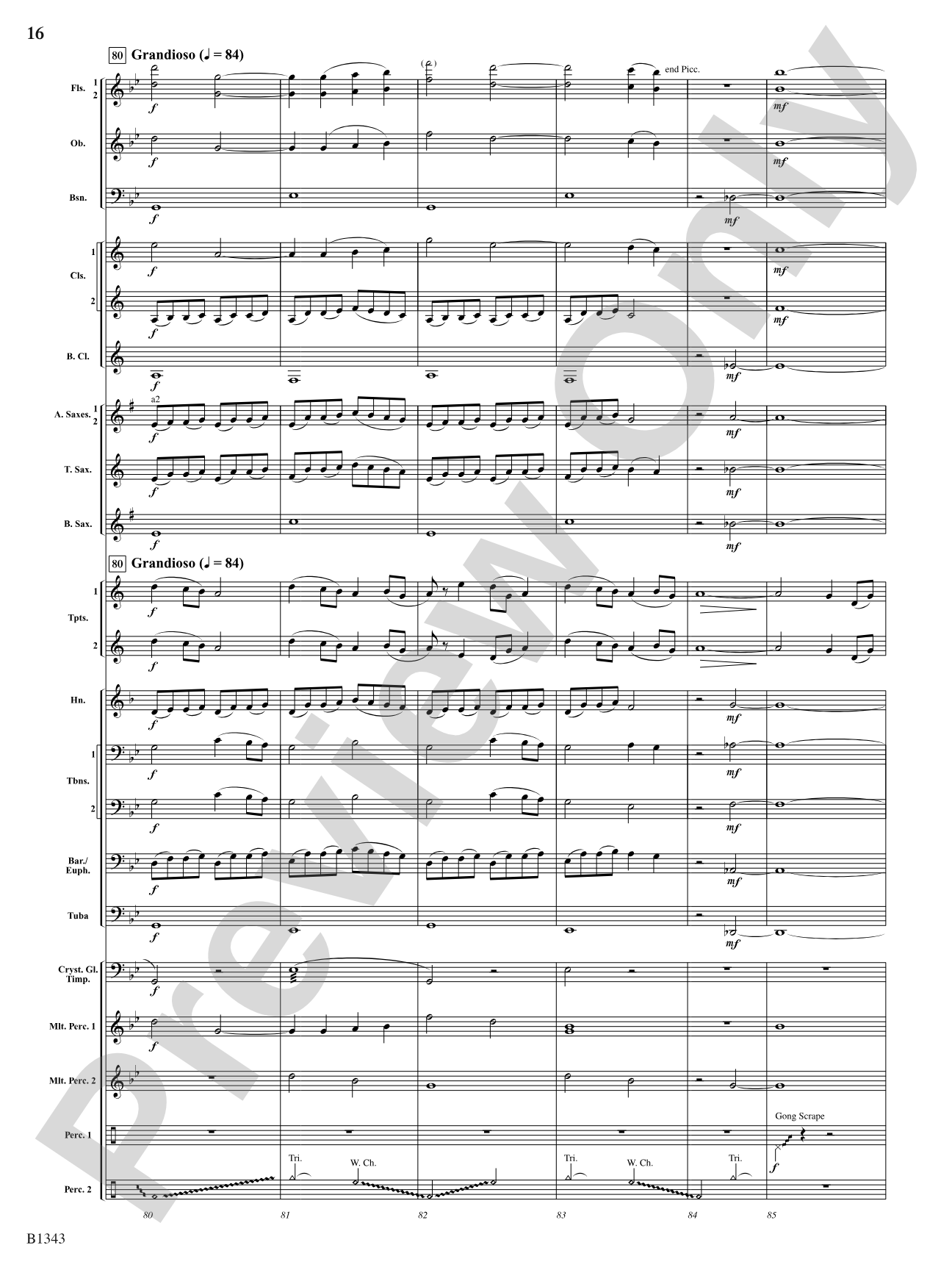Epiphany: Concert Band Conductor Score & Parts