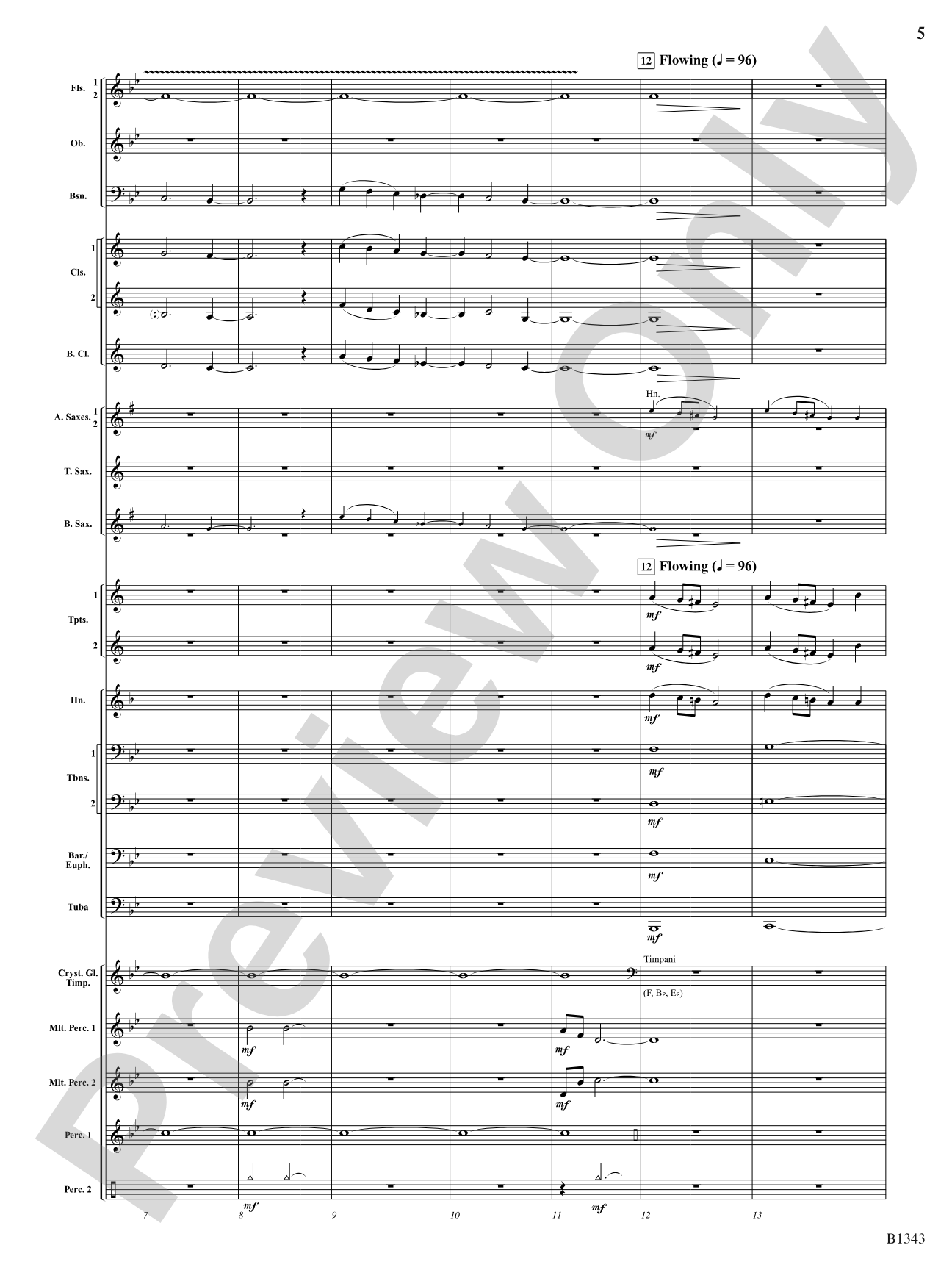 Epiphany: Concert Band Conductor Score & Parts