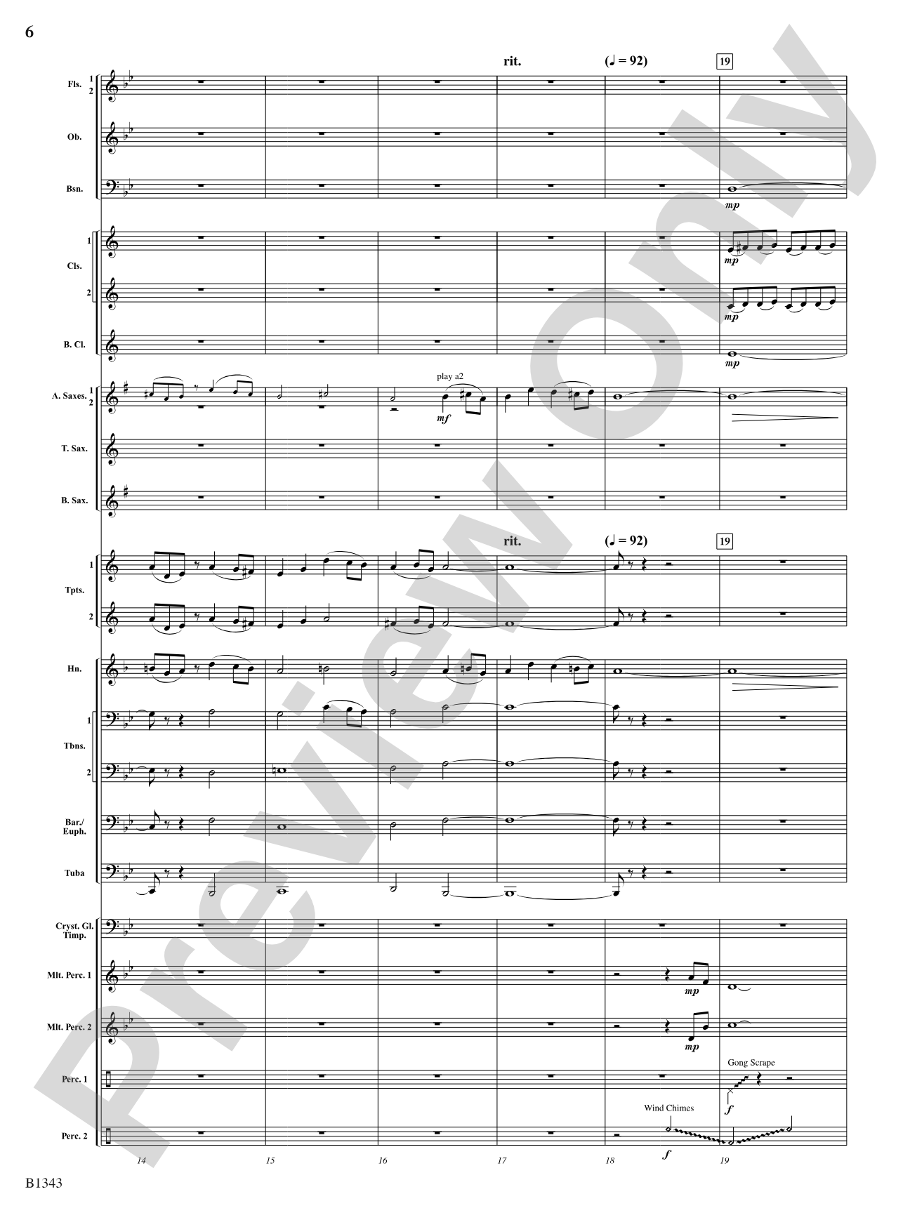 Epiphany: Concert Band Conductor Score & Parts