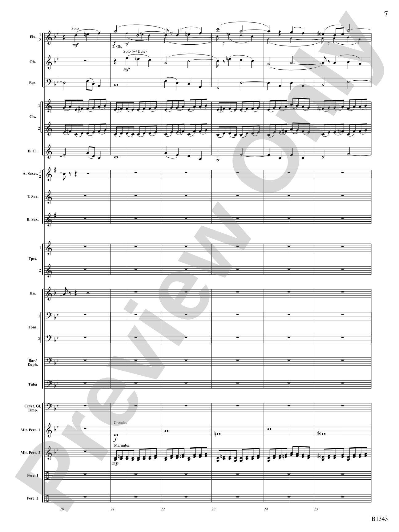 Epiphany: Concert Band Conductor Score & Parts