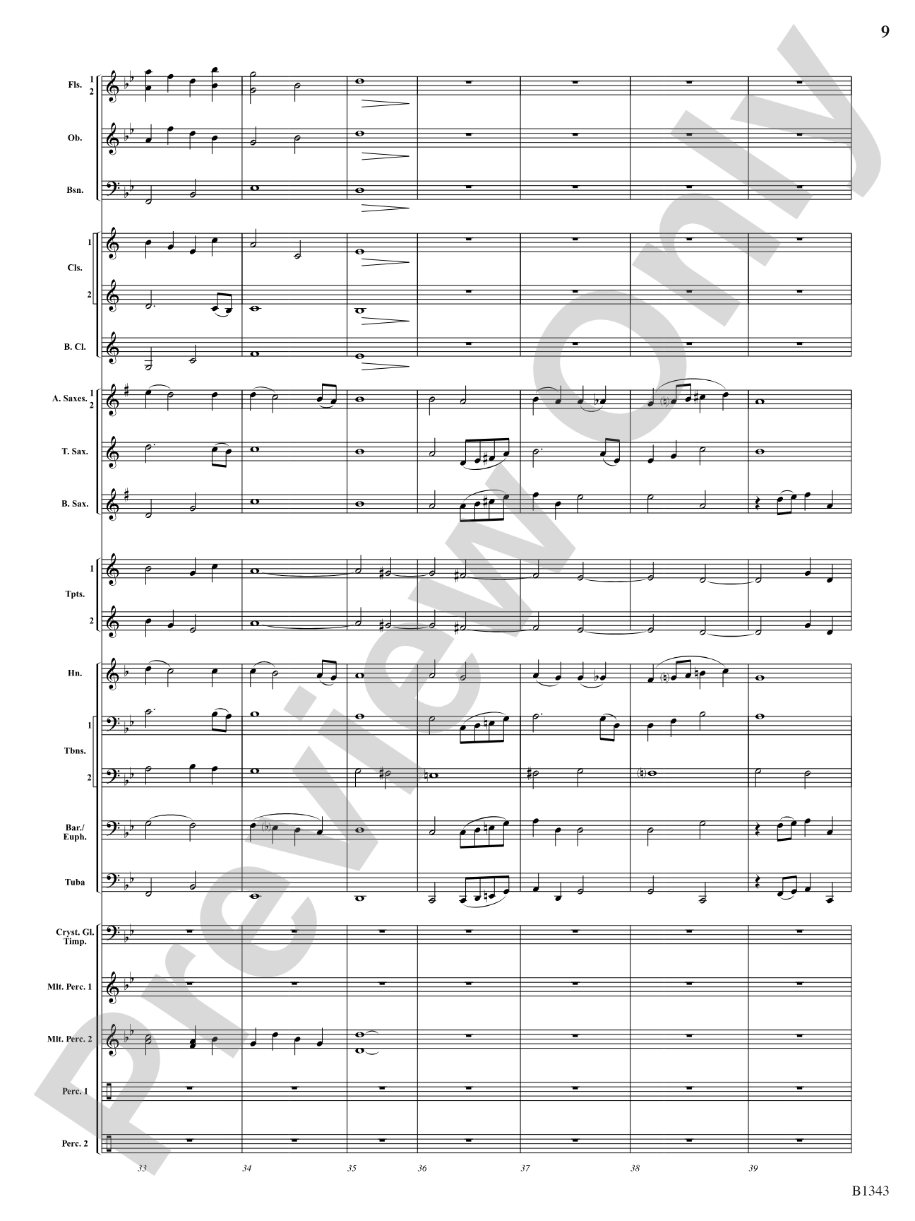 Epiphany: Concert Band Conductor Score & Parts
