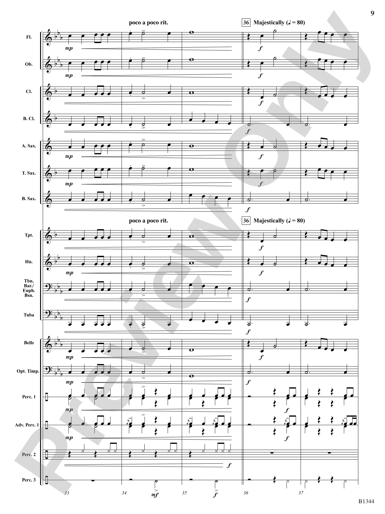 Quest of the Black Knight: Concert Band Conductor Score & Parts
