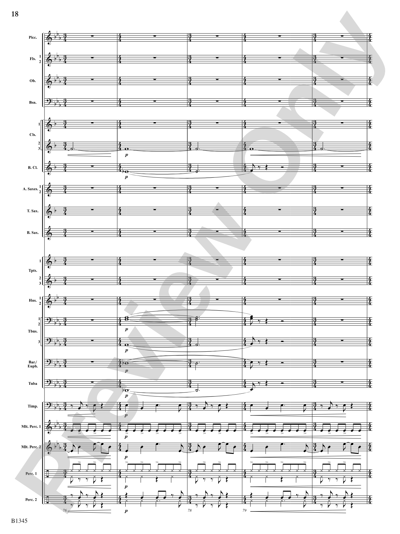 Fanfare and Jubilation: Concert Band Conductor Score & Parts