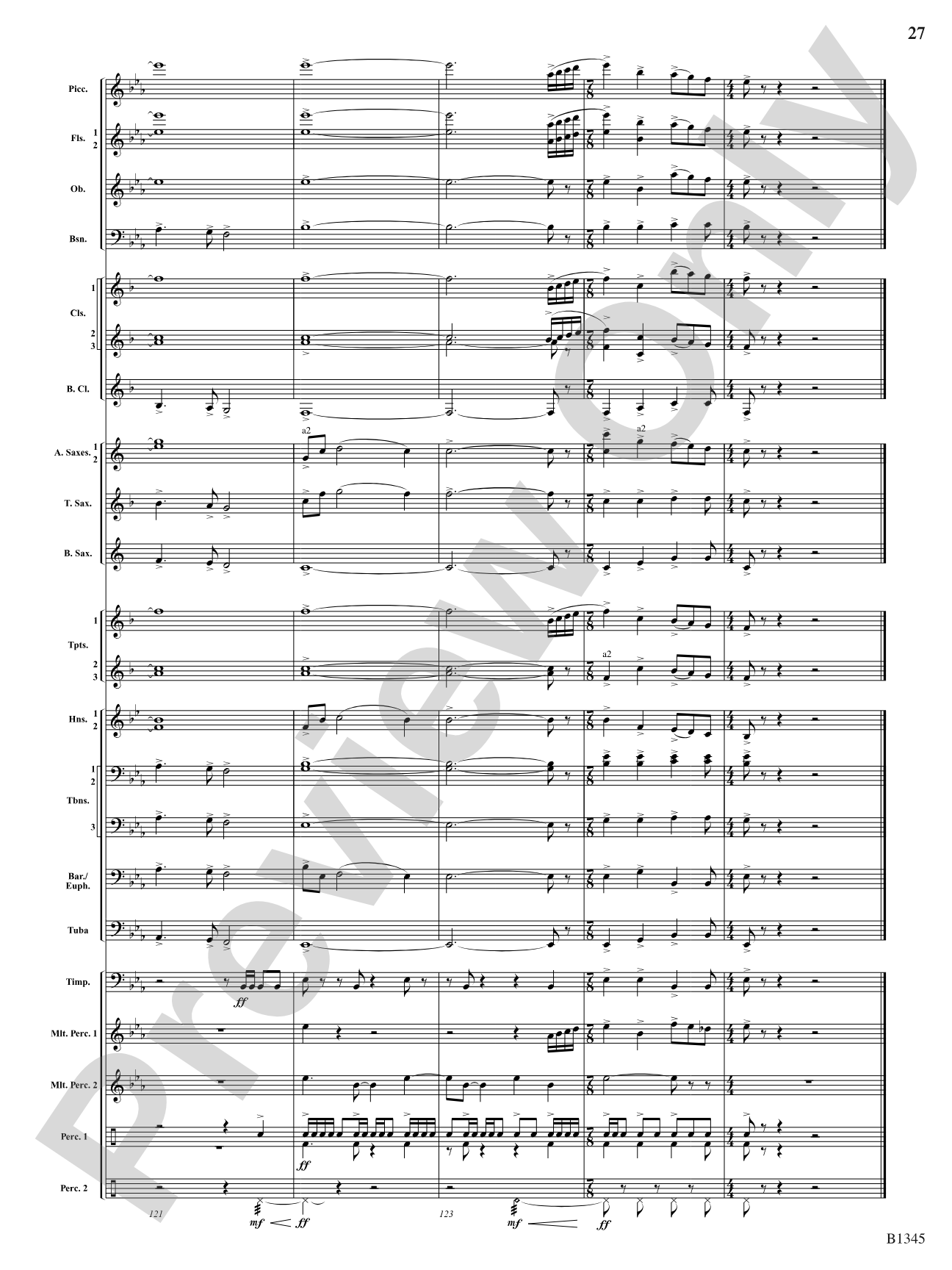 Fanfare and Jubilation: Concert Band Conductor Score & Parts