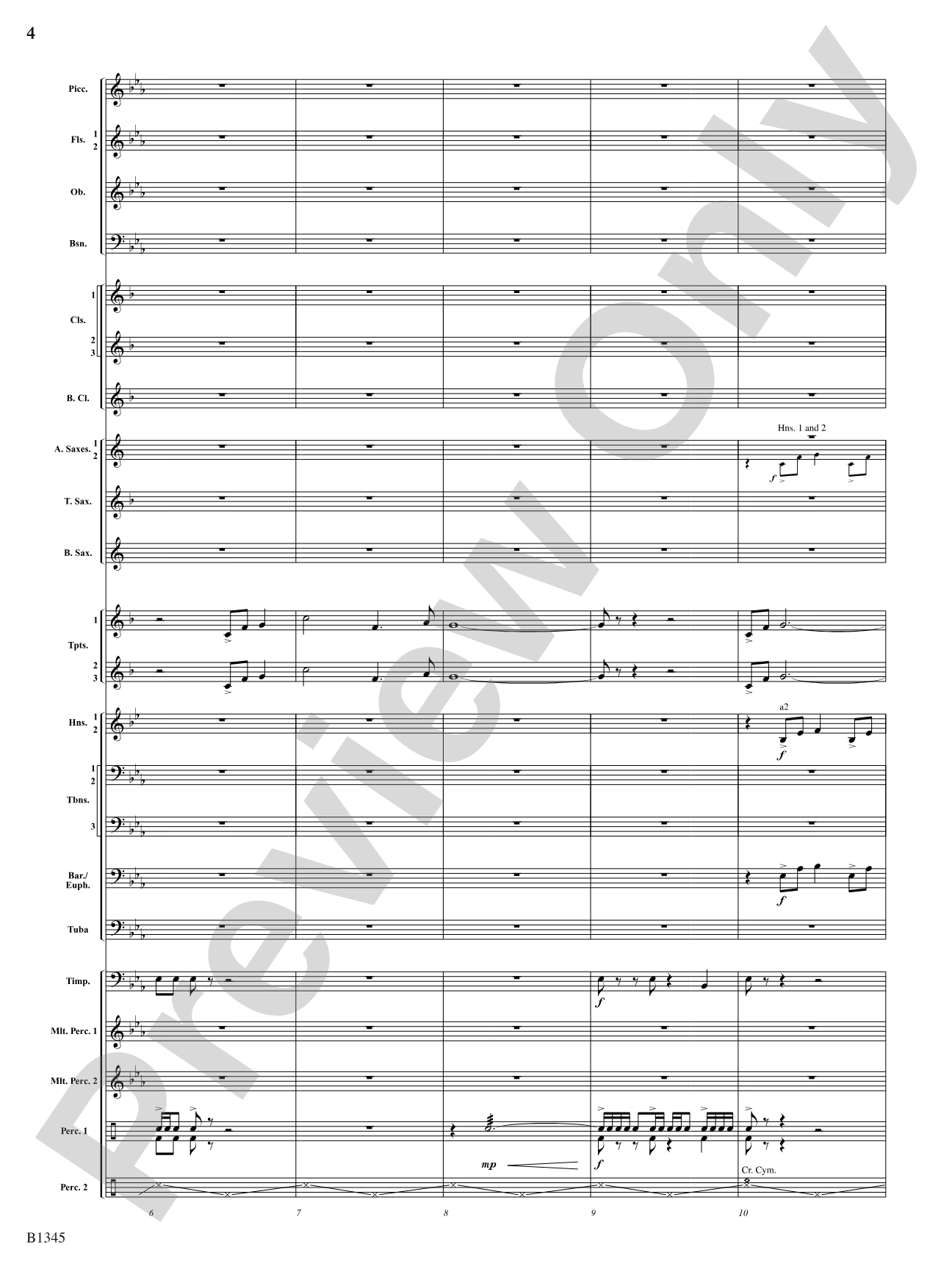 Fanfare and Jubilation: Concert Band Conductor Score & Parts