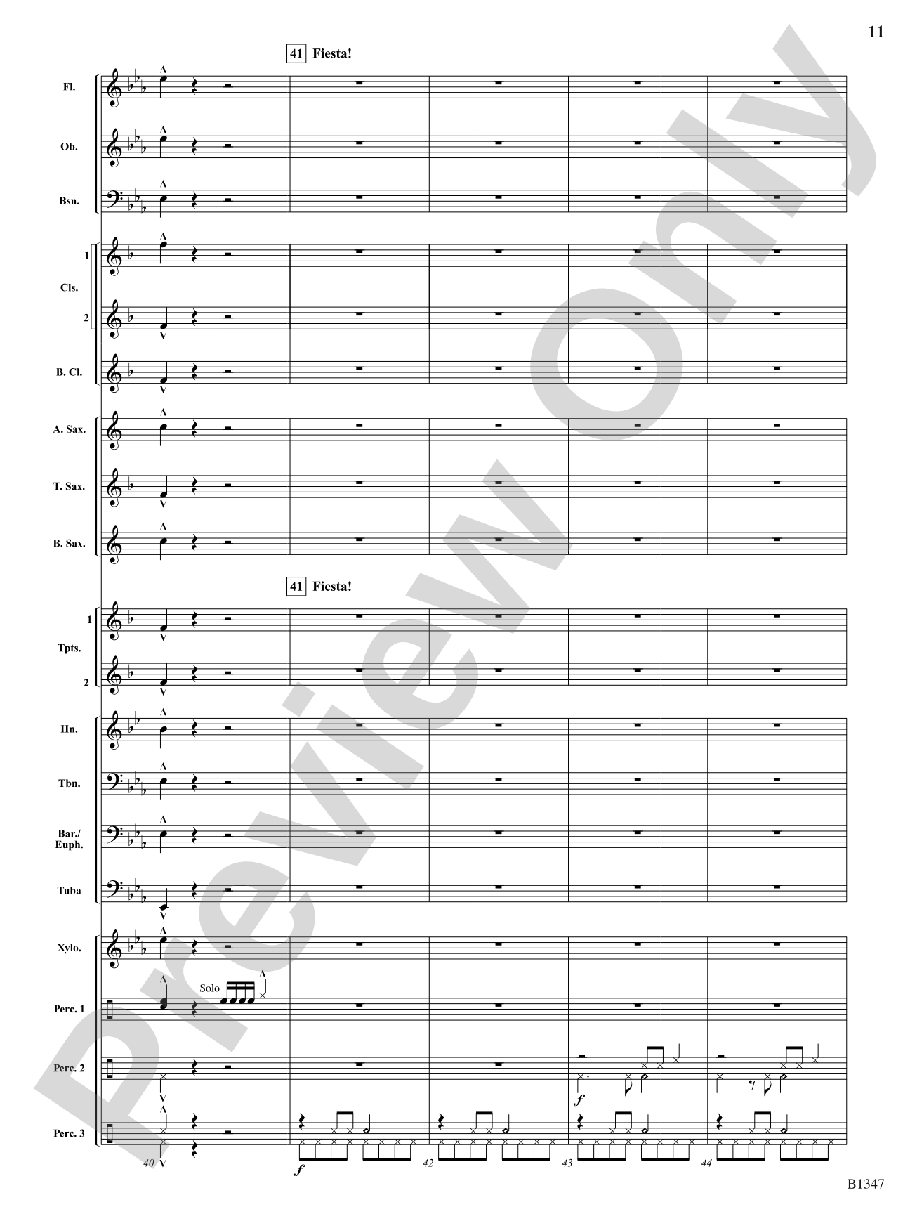 Santa's Fiesta!: Concert Band Conductor Score & Parts