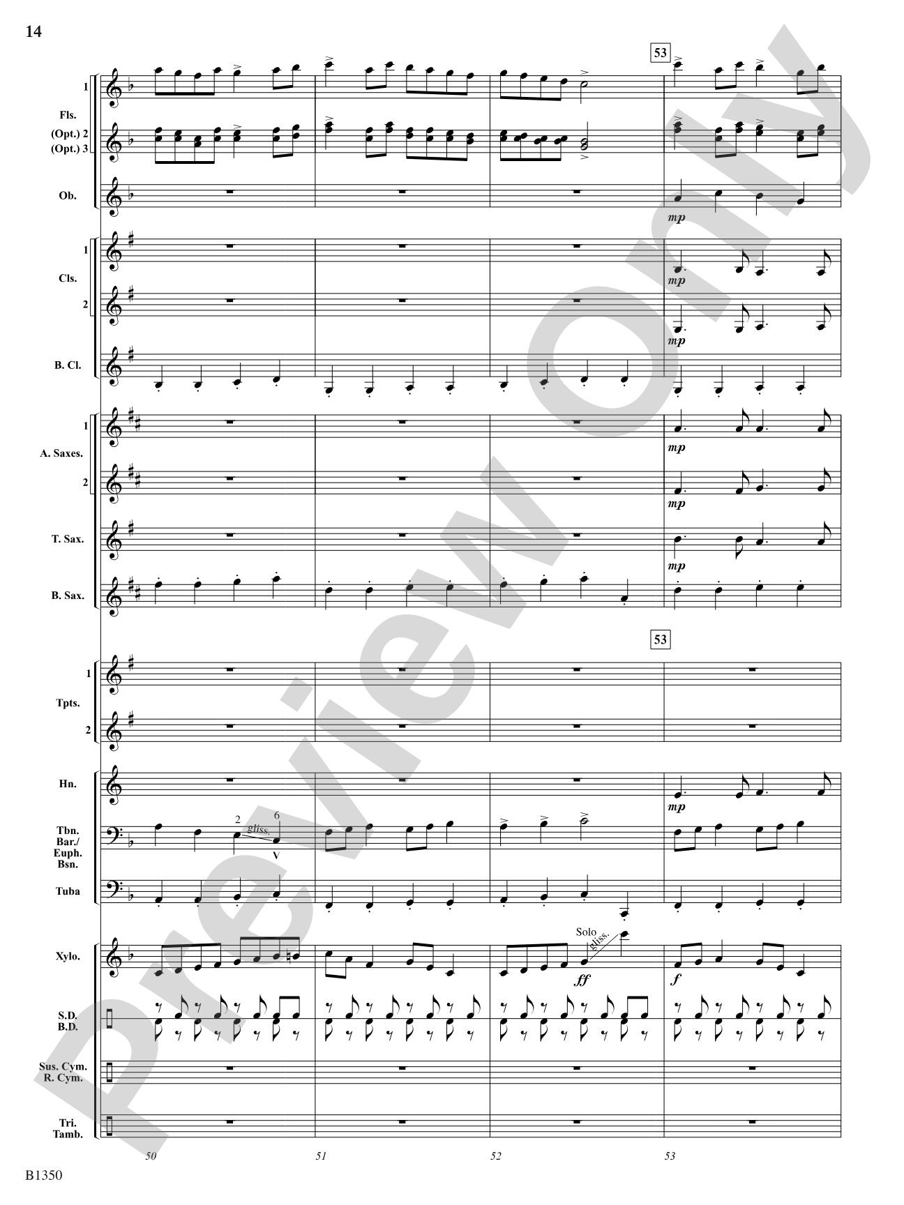 Flutopia (Fantasia for Flutes): Concert Band Conductor Score & Parts