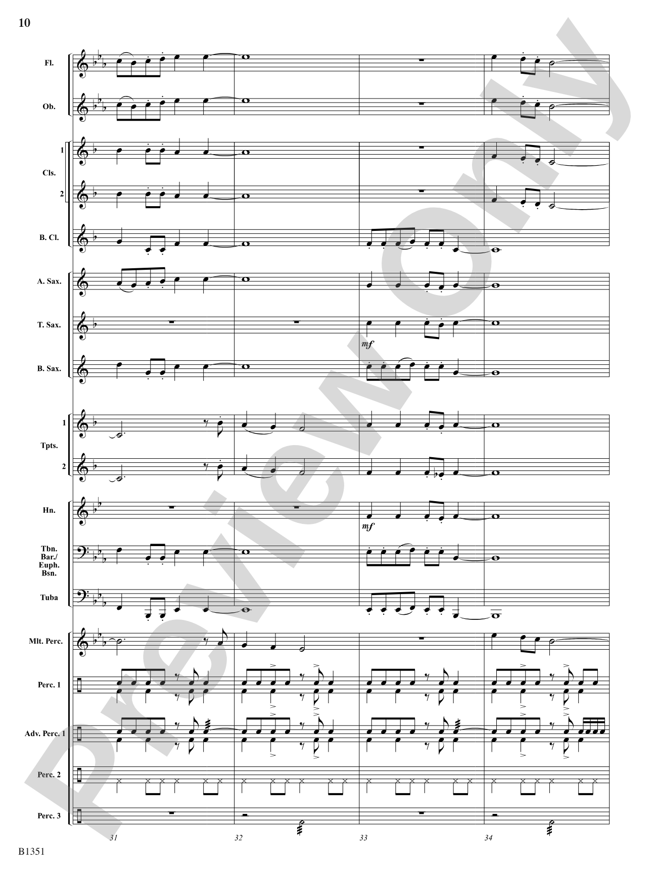 A Canterbury Christmas: Concert Band Conductor Score & Parts