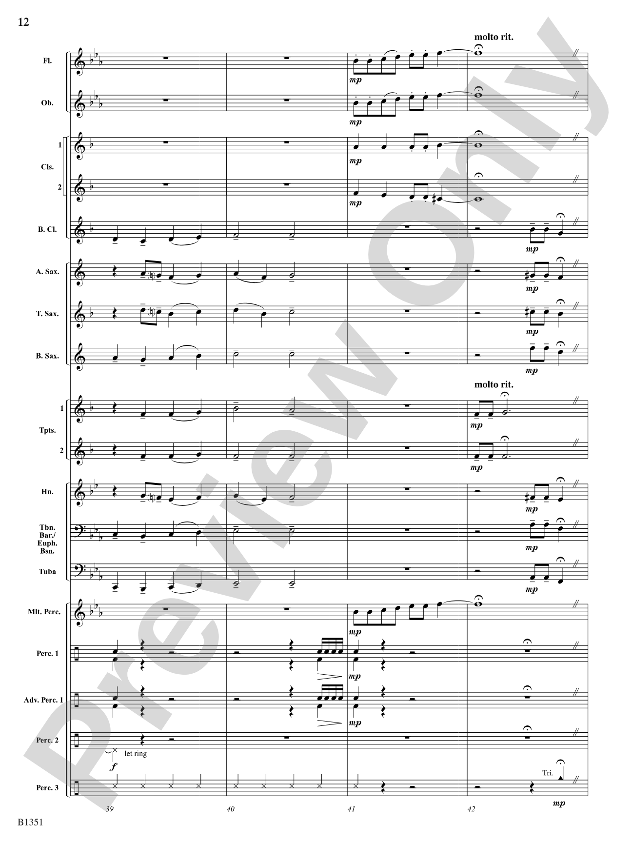 A Canterbury Christmas: Concert Band Conductor Score & Parts