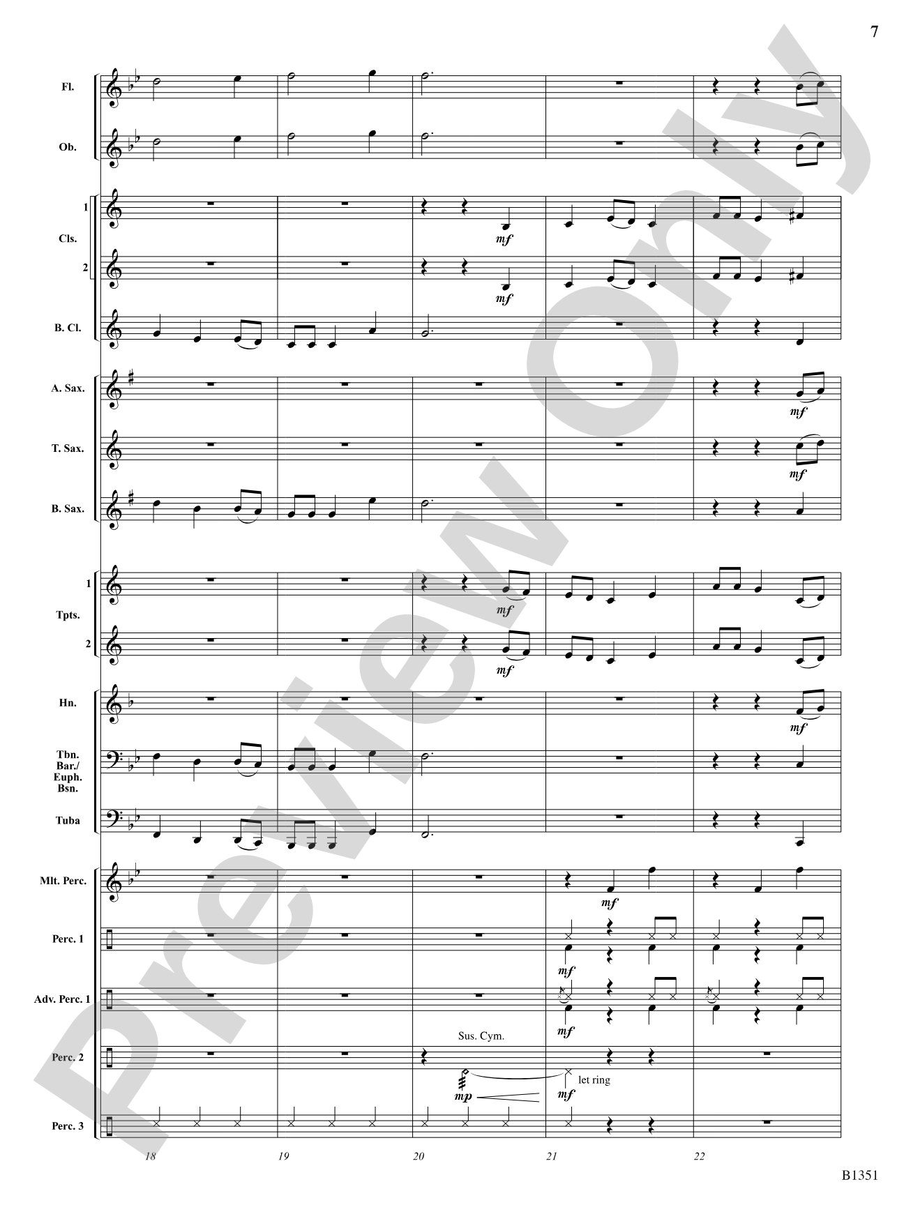 A Canterbury Christmas: Concert Band Conductor Score & Parts