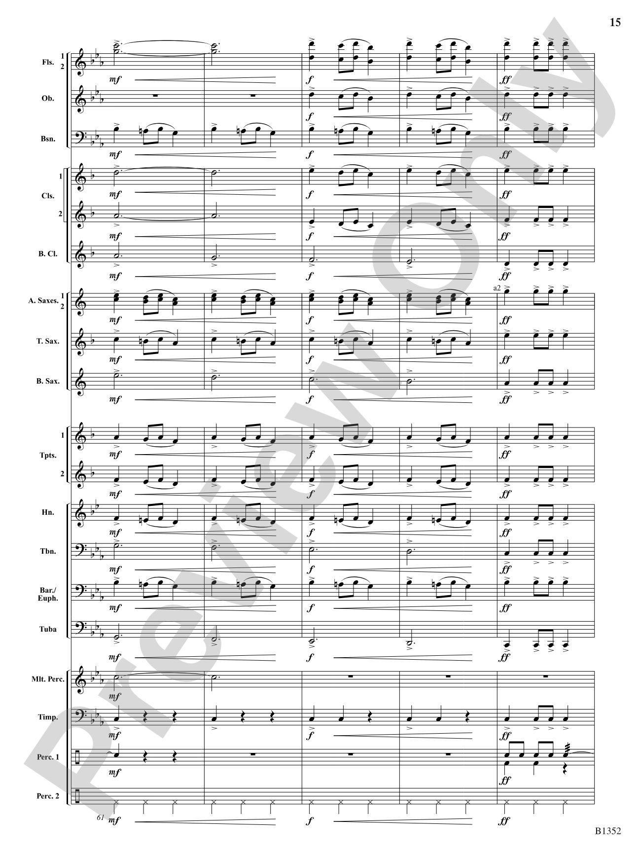 A Christmas Montage: Concert Band Conductor Score & Parts