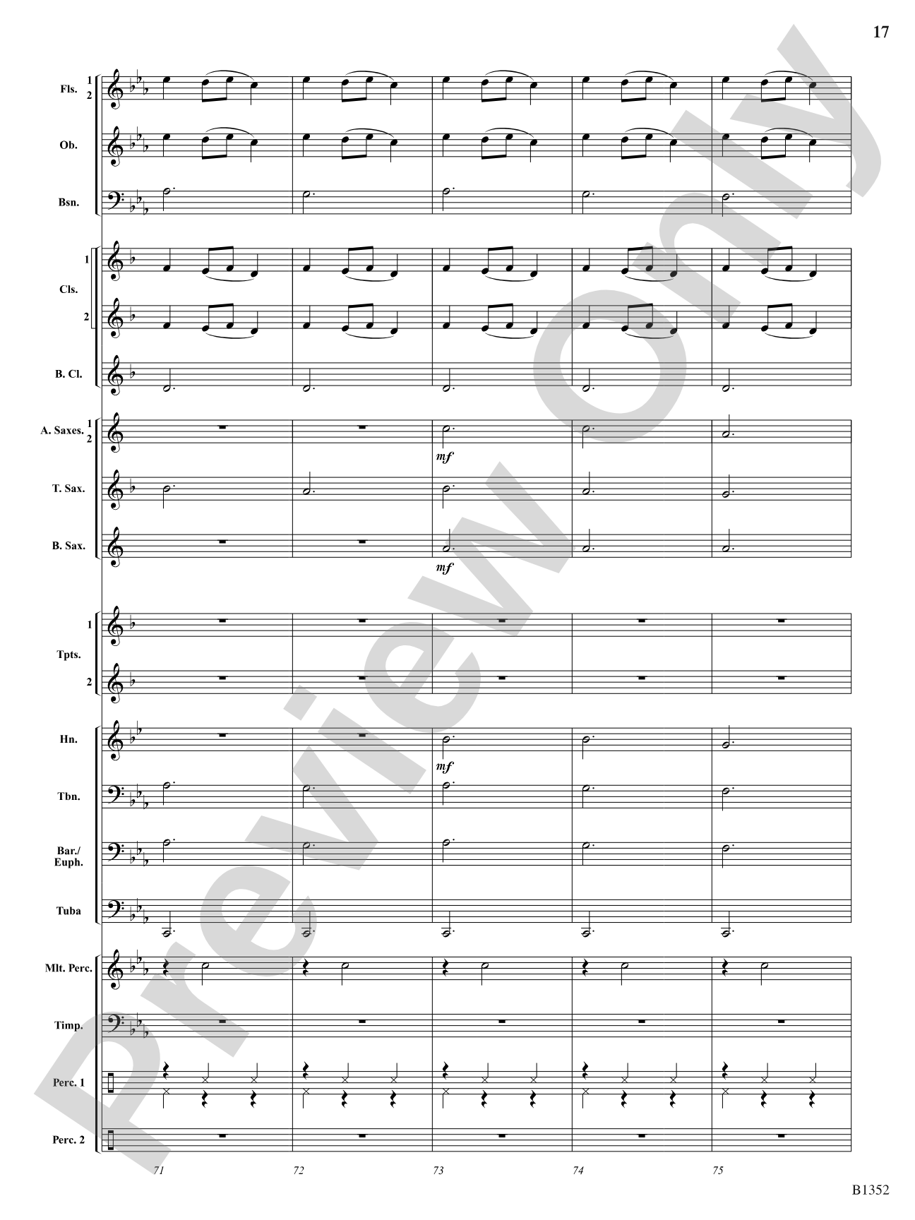 A Christmas Montage: Concert Band Conductor Score & Parts