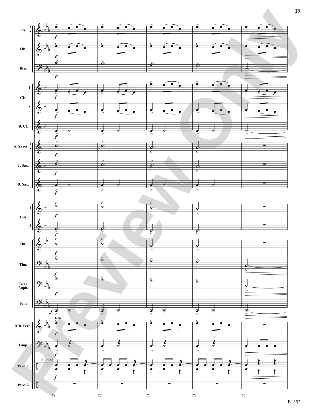 A Christmas Montage: Concert Band Conductor Score & Parts