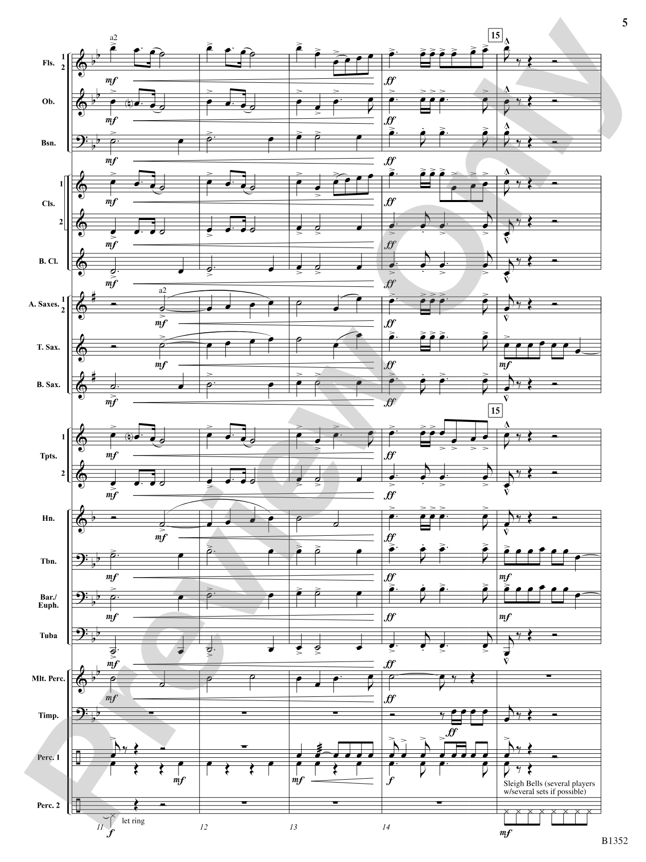 A Christmas Montage: Concert Band Conductor Score & Parts