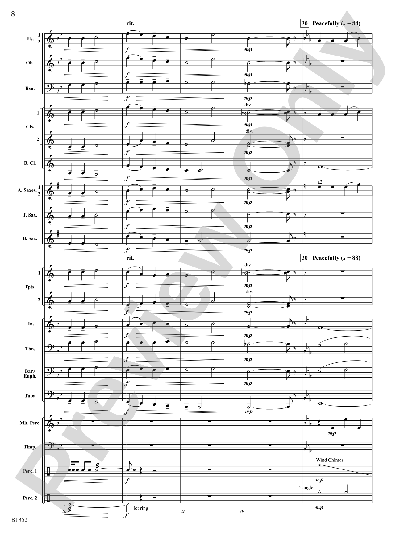 A Christmas Montage: Concert Band Conductor Score & Parts