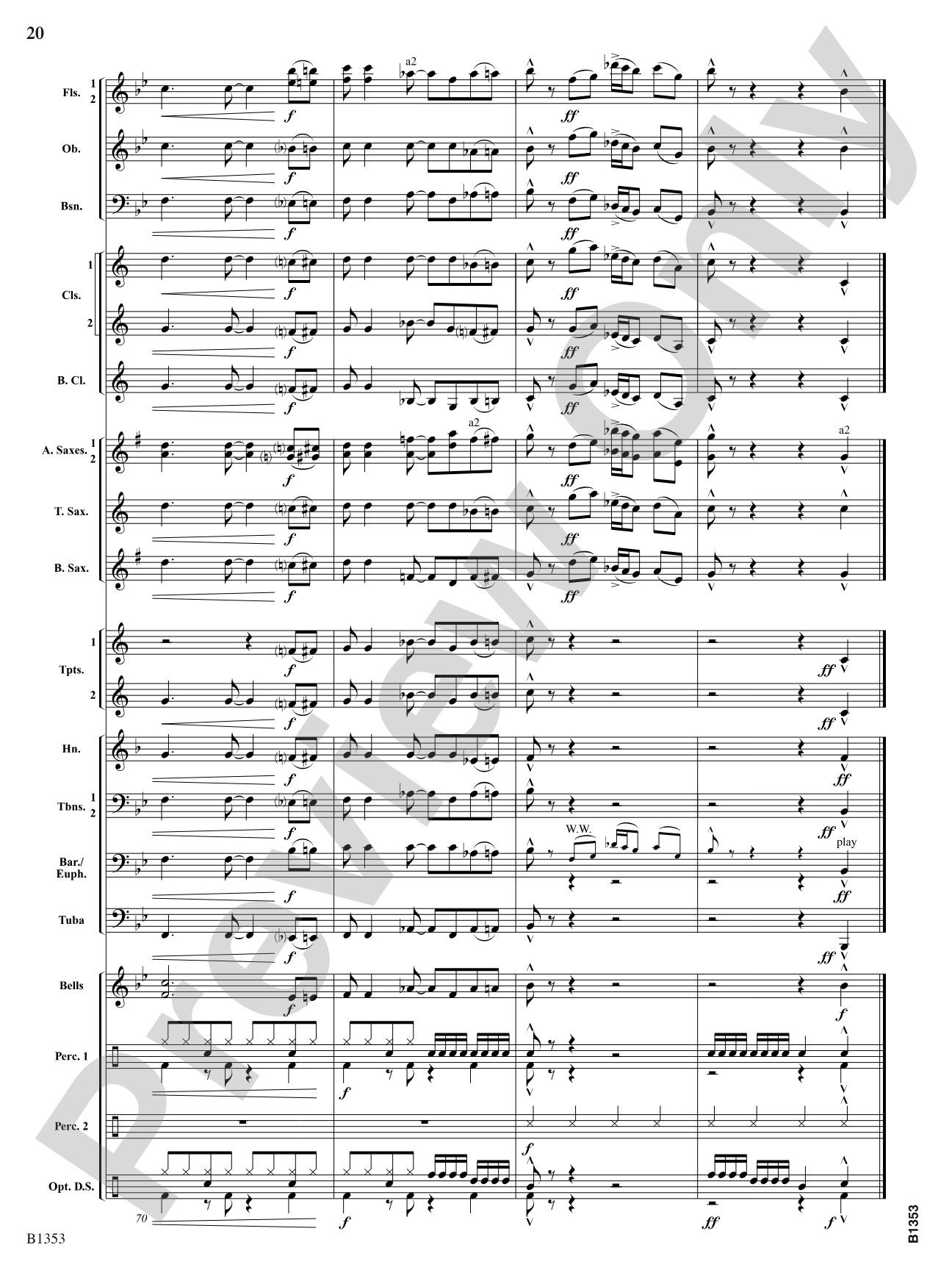 Cruisin': Concert Band Conductor Score & Parts