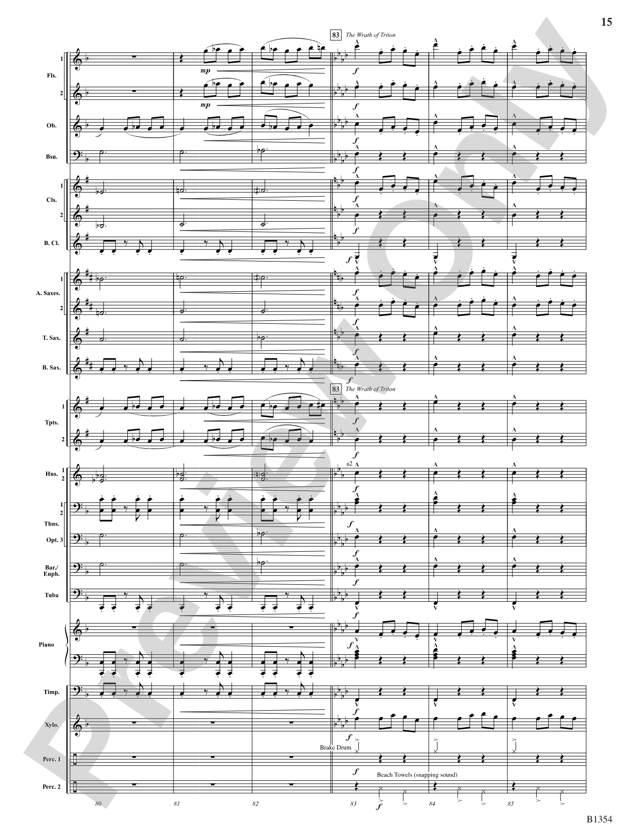 Buccaneer Hornpipe: Concert Band Conductor Score & Parts