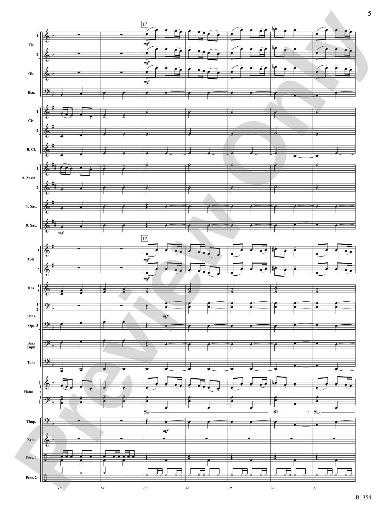 Buccaneer Hornpipe: Concert Band Conductor Score & Parts