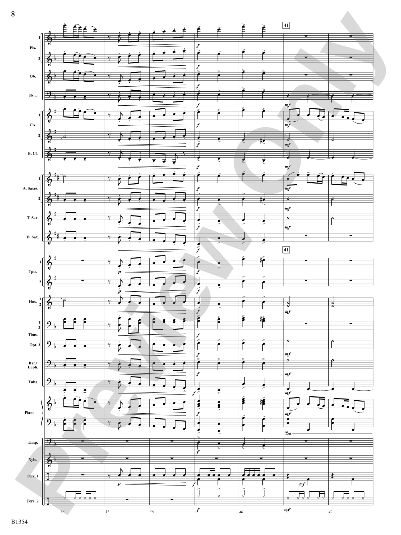 Buccaneer Hornpipe: Concert Band Conductor Score & Parts