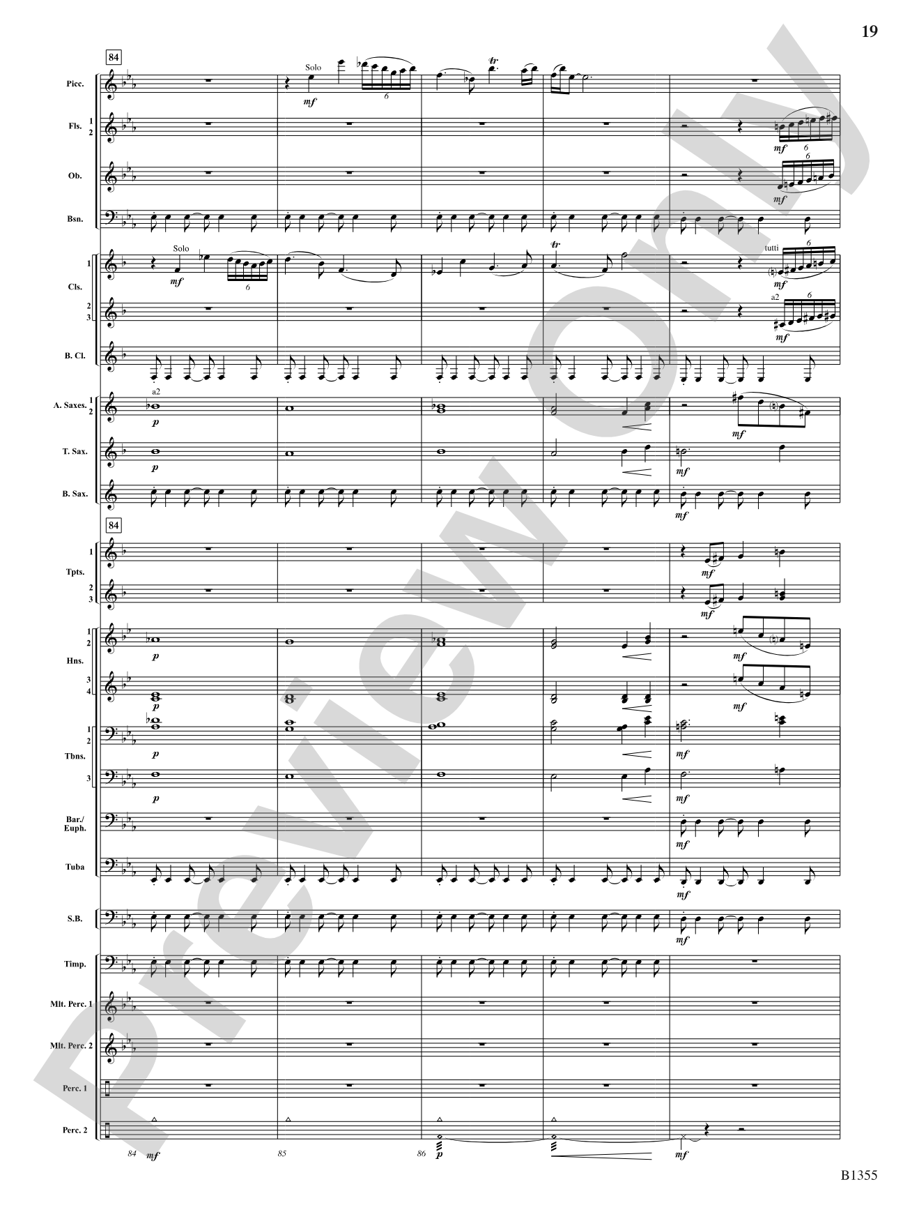 With Ever Joyful Hearts: Concert Band Conductor Score & Parts
