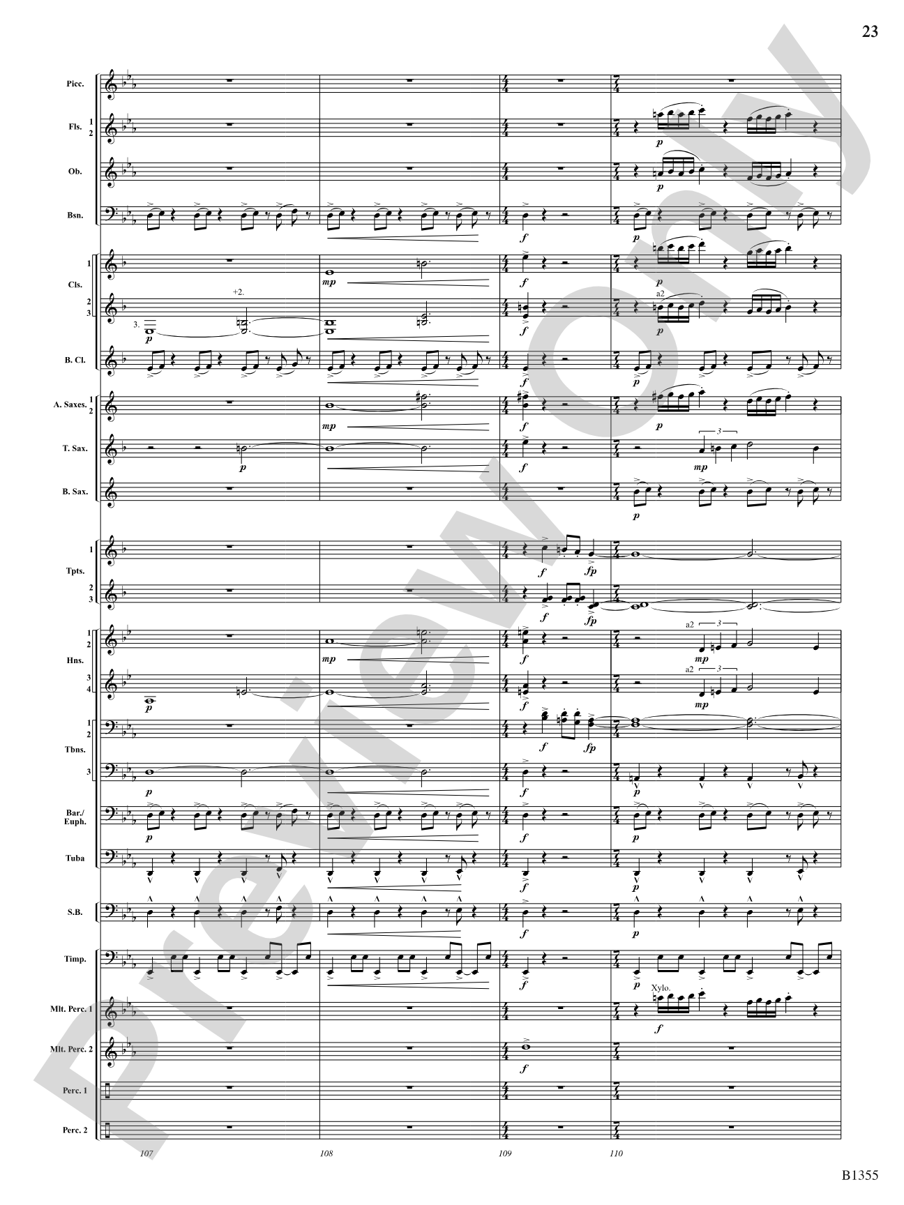 With Ever Joyful Hearts: Concert Band Conductor Score & Parts