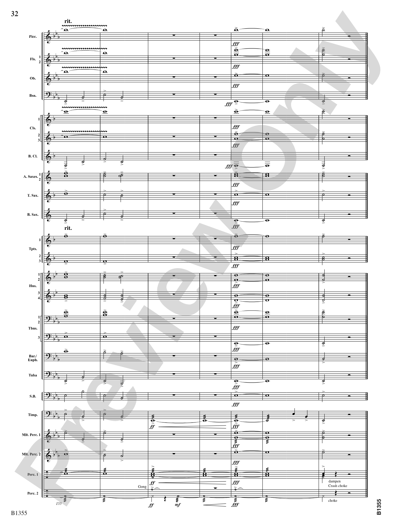 With Ever Joyful Hearts: Concert Band Conductor Score & Parts