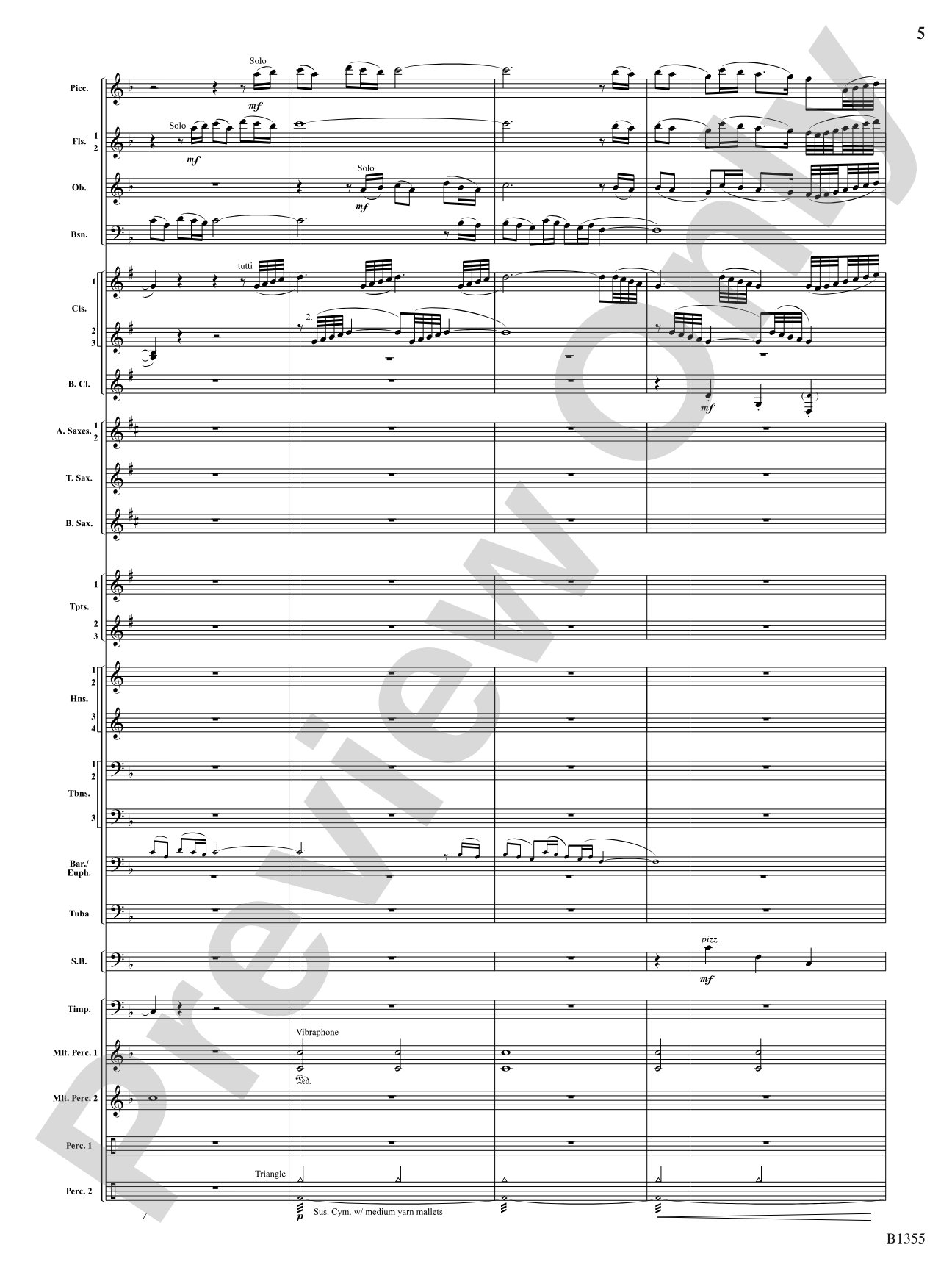 With Ever Joyful Hearts: Concert Band Conductor Score & Parts