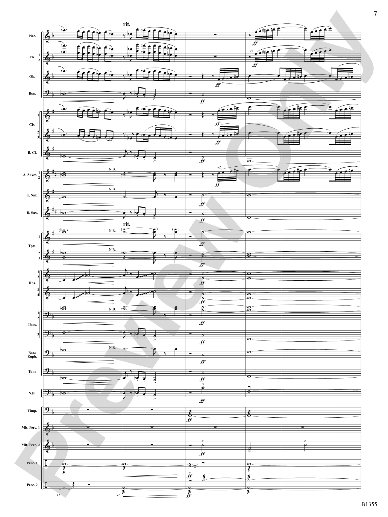 With Ever Joyful Hearts: Concert Band Conductor Score & Parts