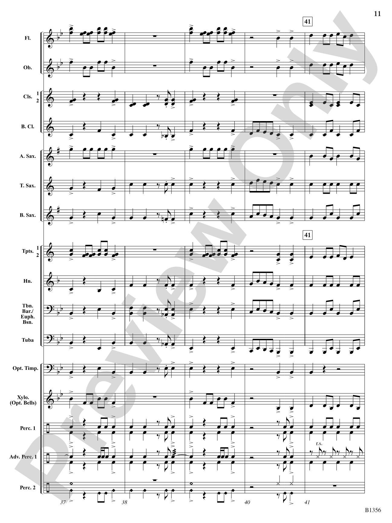 Rocky Mountain Romp: Score