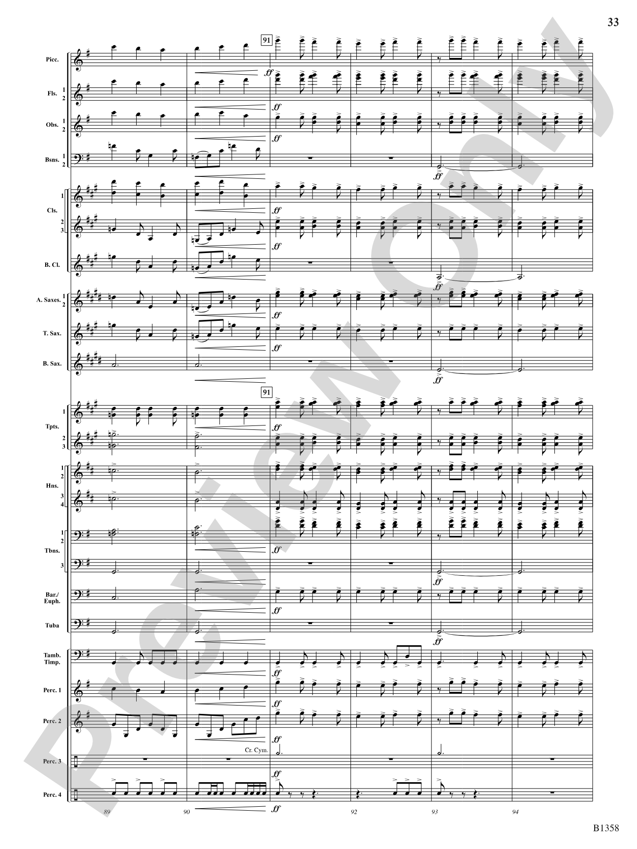 Three Celtic Dances: Concert Band Conductor Score & Parts