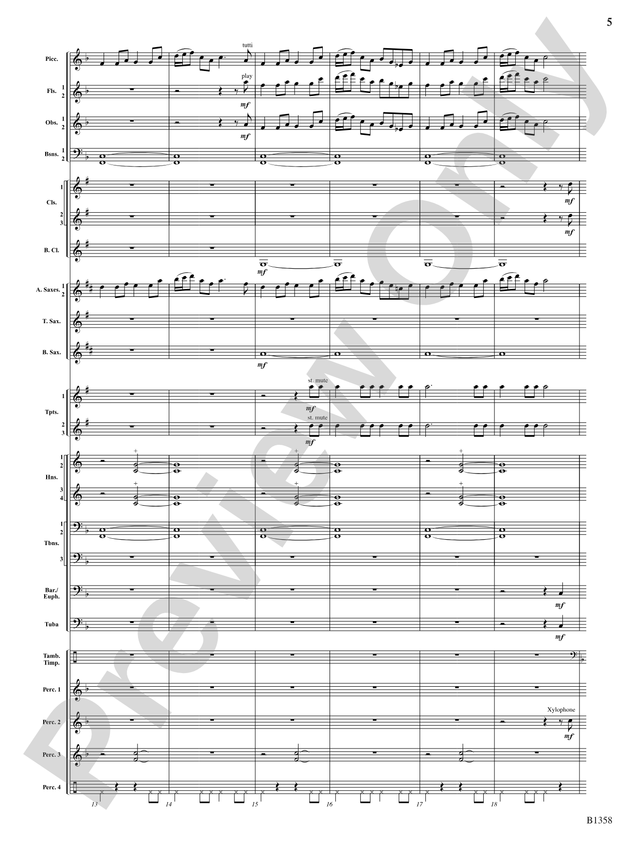 Three Celtic Dances: Concert Band Conductor Score & Parts