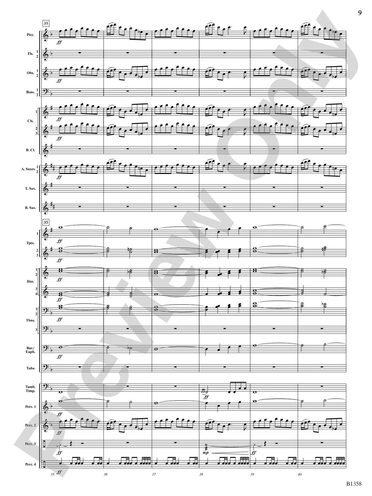 Three Celtic Dances: Concert Band Conductor Score & Parts