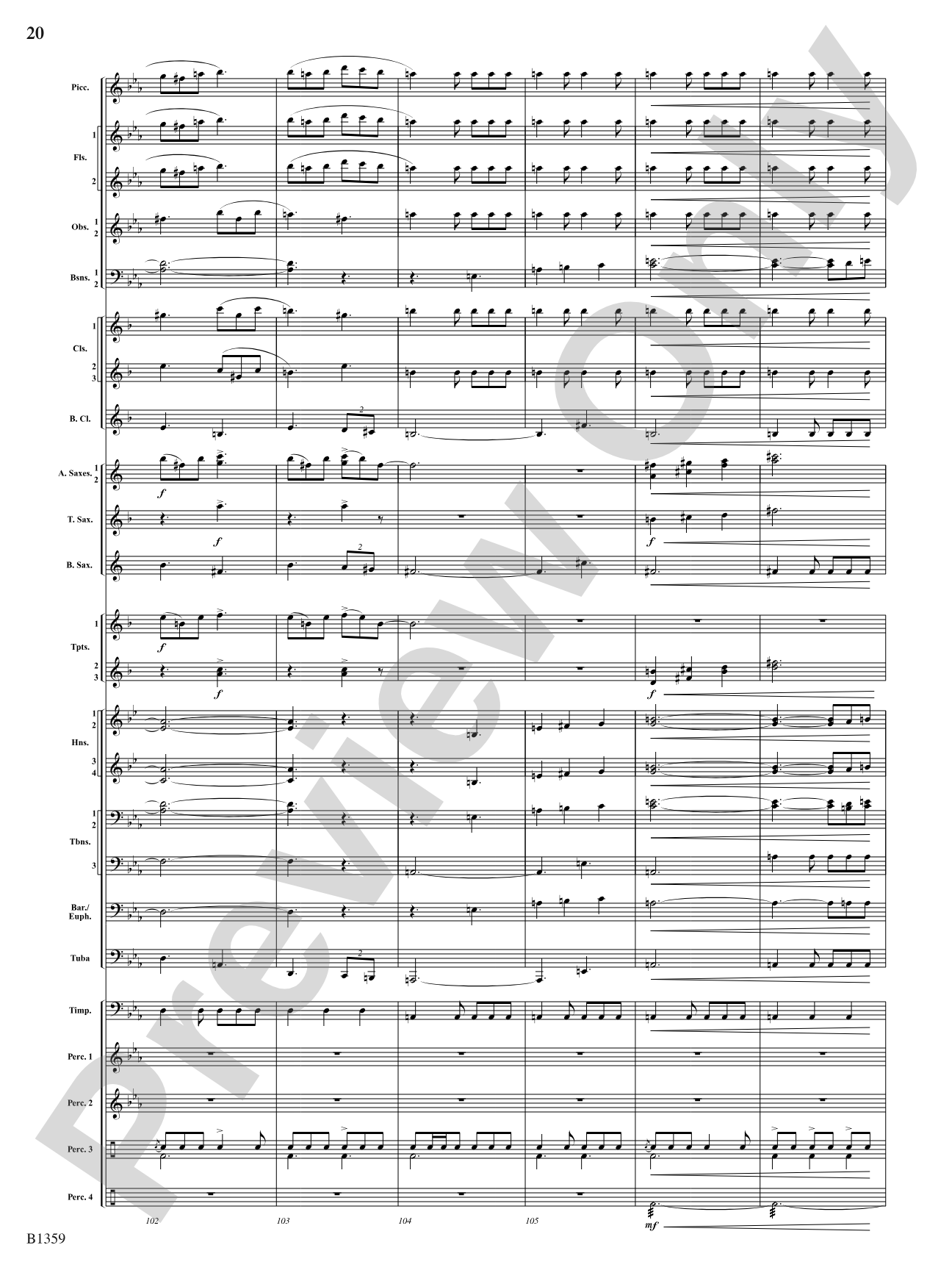 Raging Machines: Concert Band Conductor Score & Parts