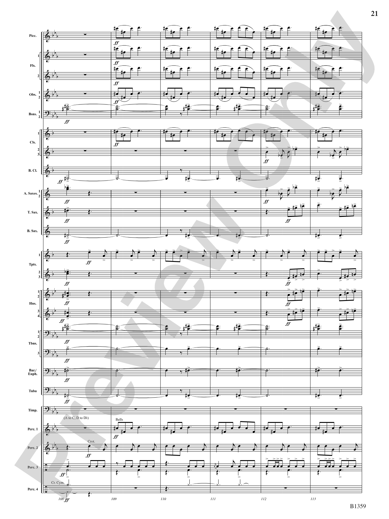 Raging Machines: Concert Band Conductor Score & Parts