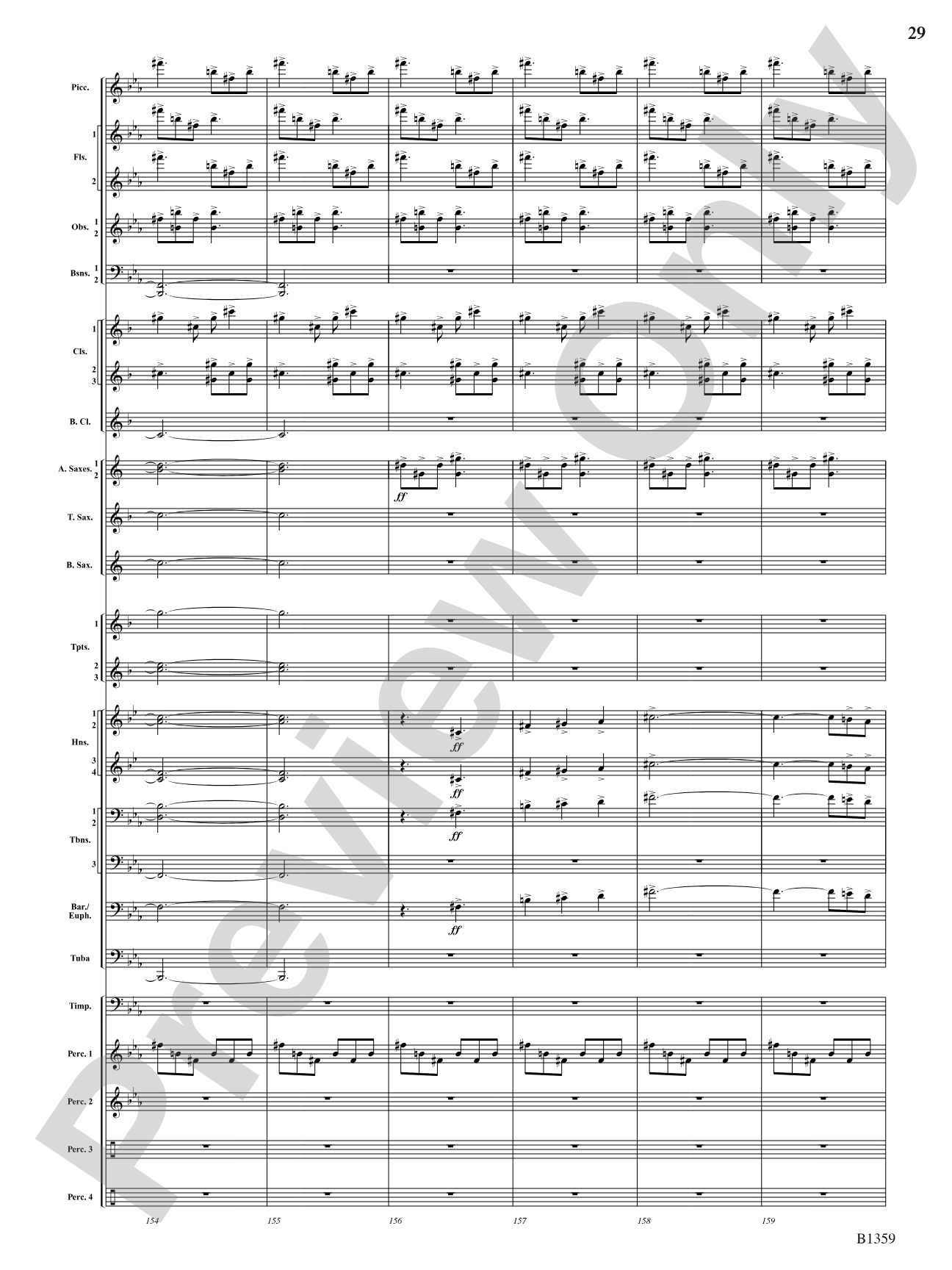 Raging Machines: Concert Band Conductor Score & Parts