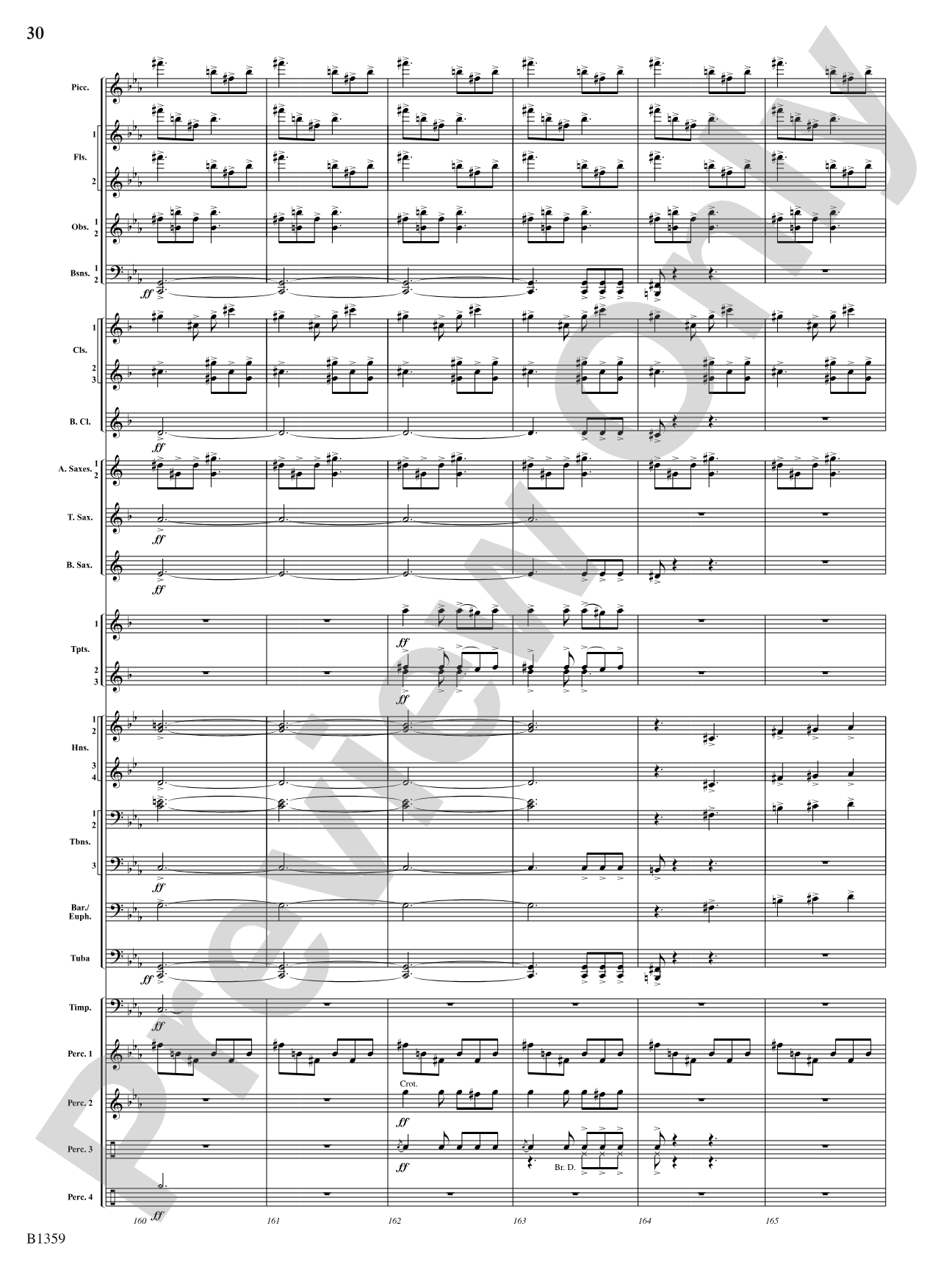 Raging Machines: Concert Band Conductor Score & Parts