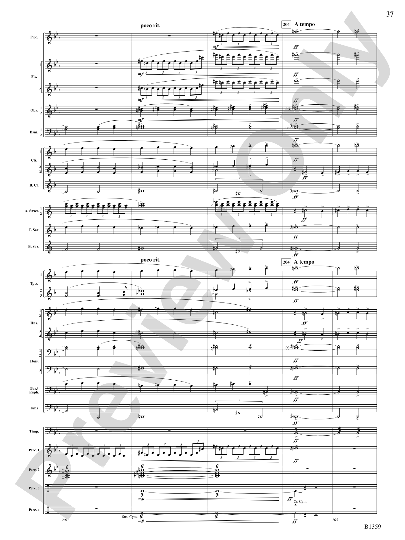 Raging Machines: Concert Band Conductor Score & Parts