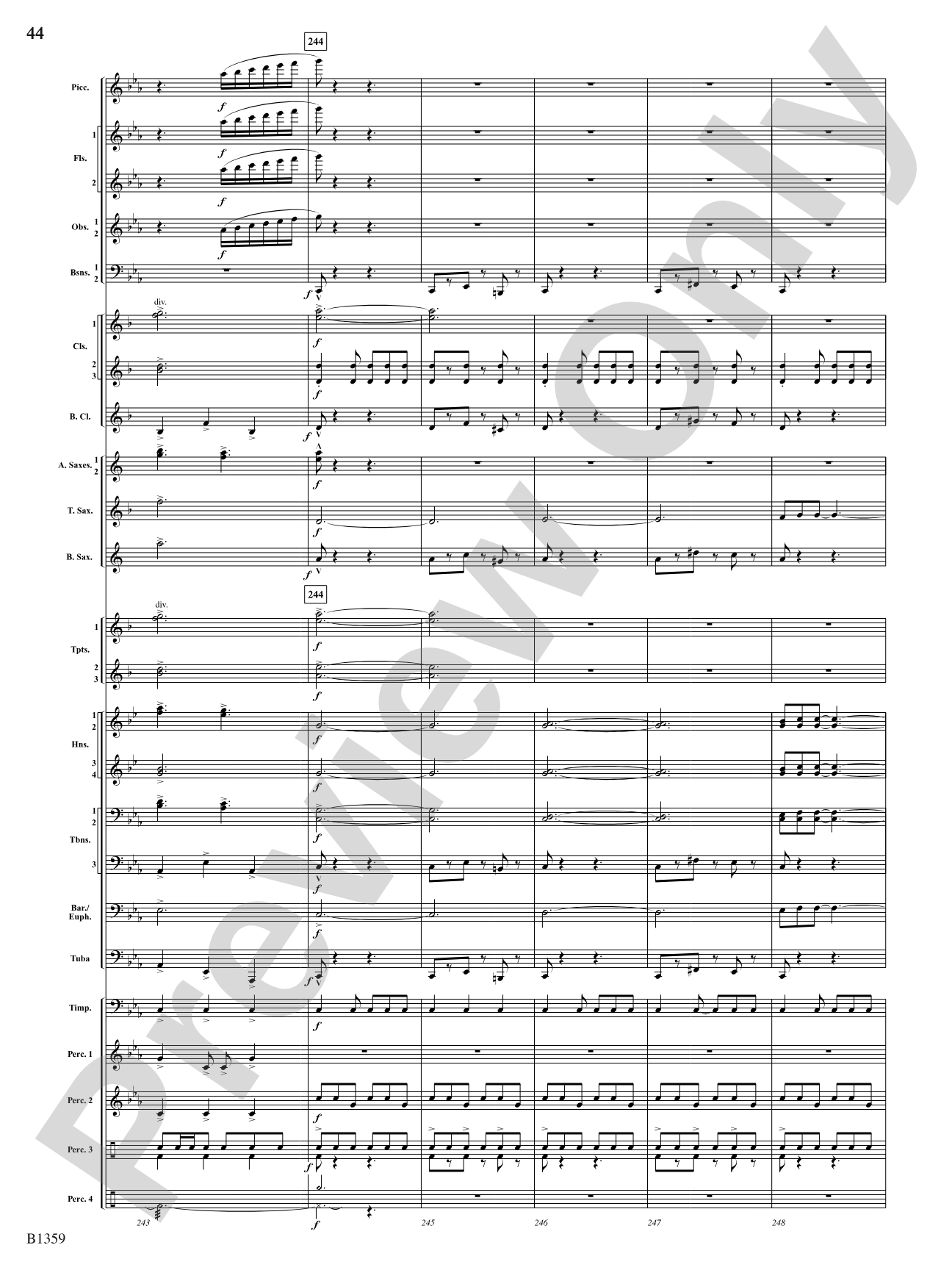 Raging Machines: Concert Band Conductor Score & Parts